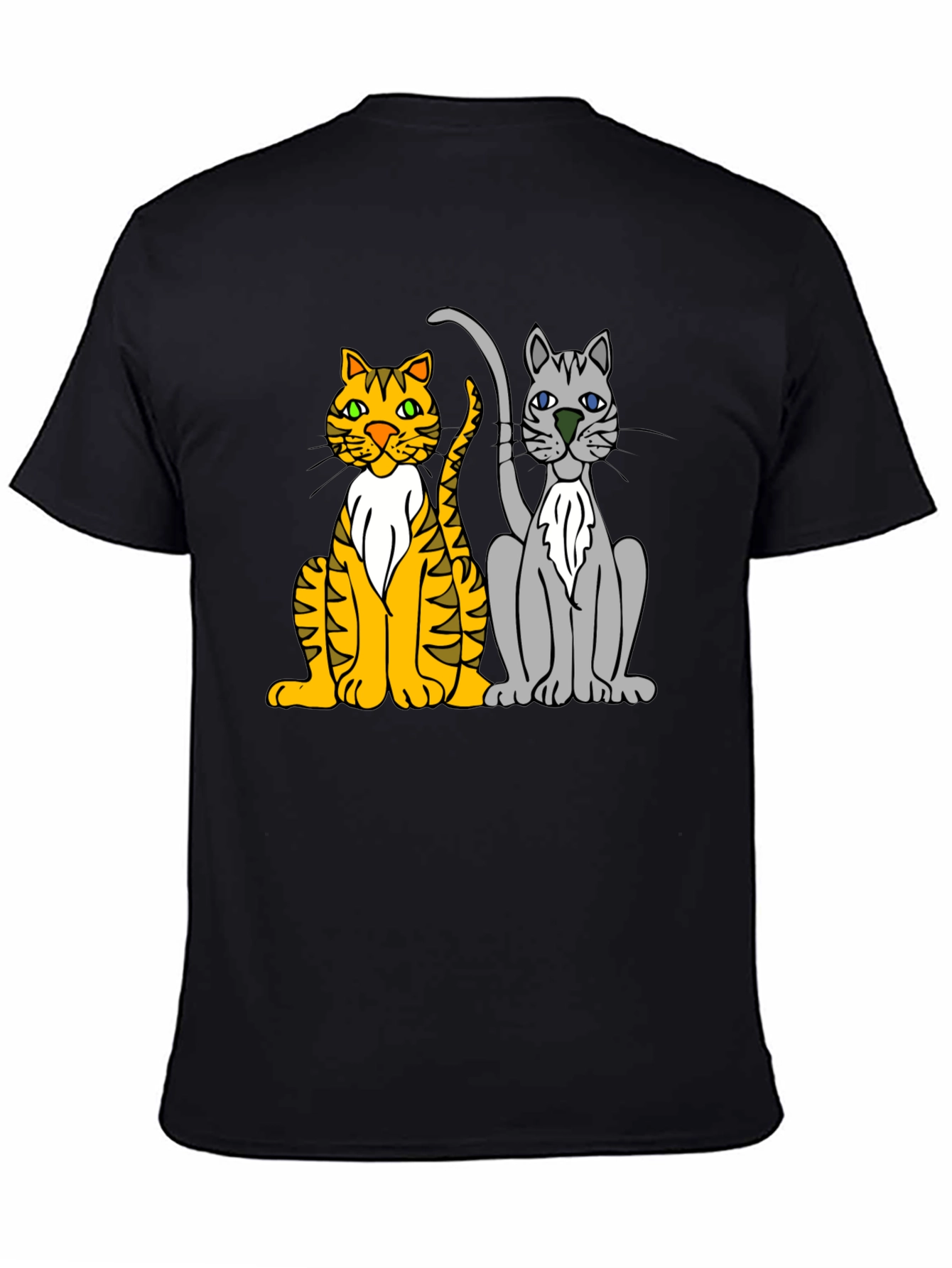 Cats Graphic T-Shirt Casual Wear