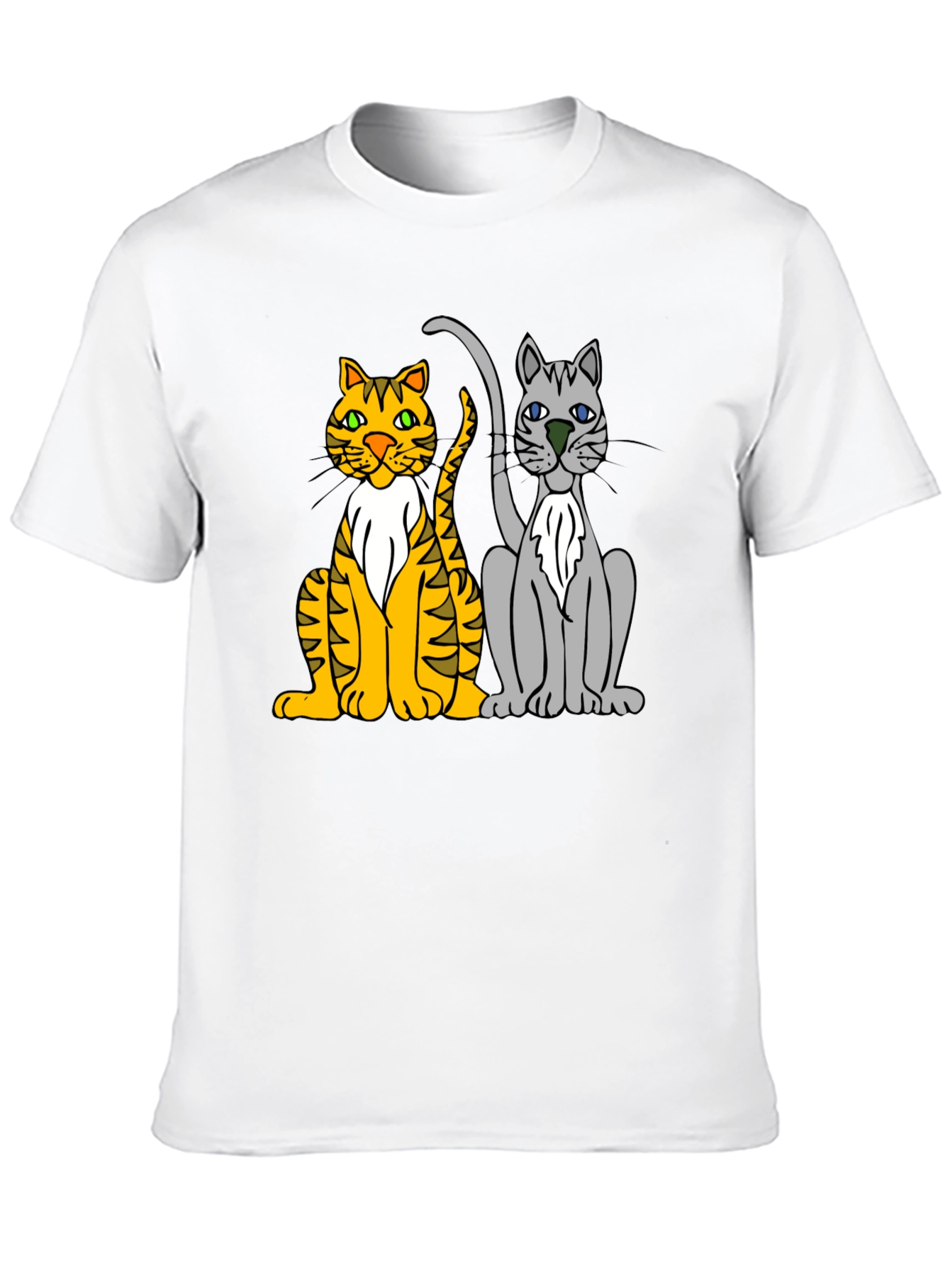 Cats Graphic T-Shirt Casual Wear