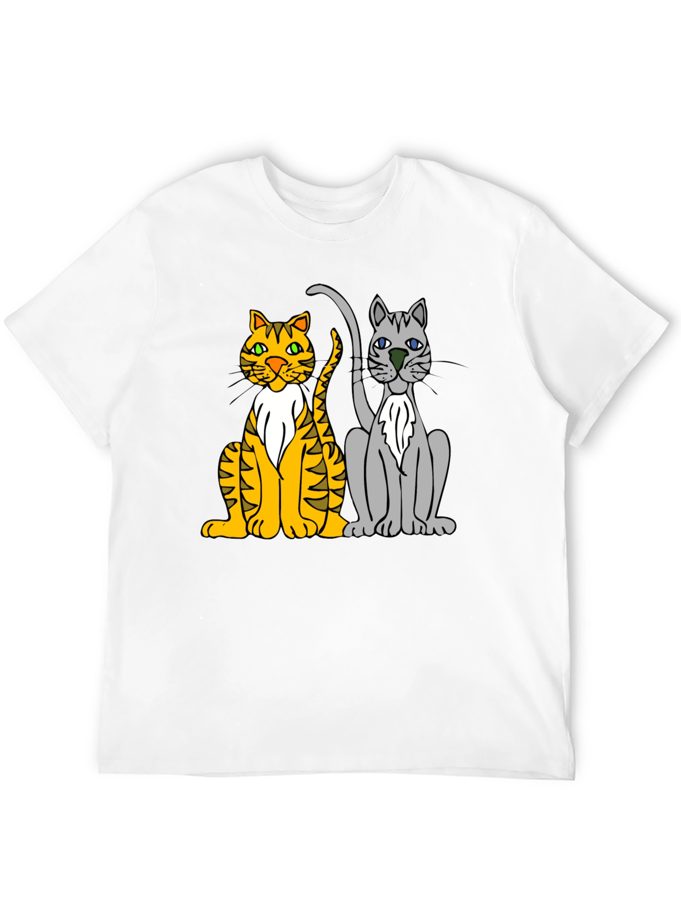 Cats Graphic T-Shirt Casual Wear