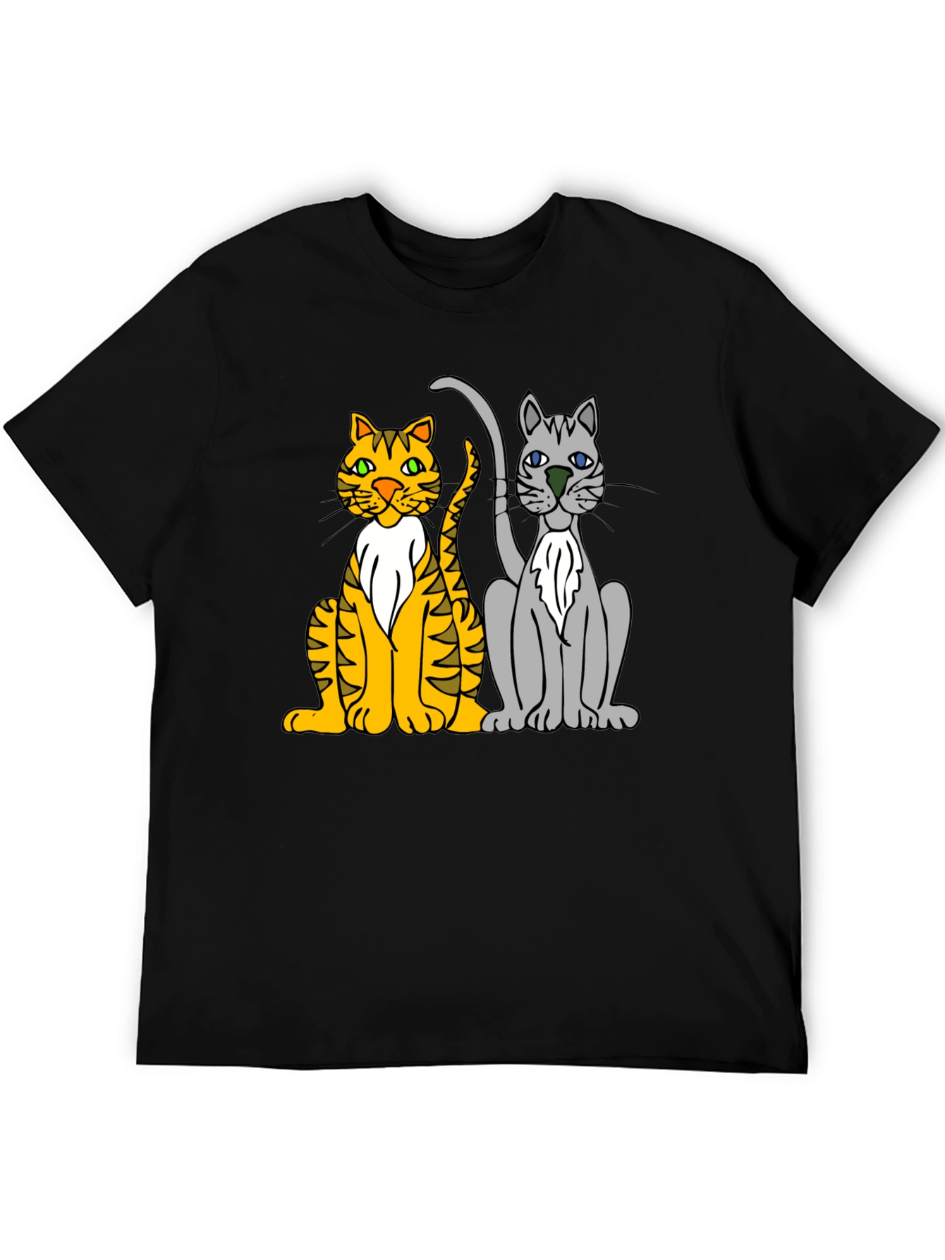 Cats Graphic T-Shirt Casual Wear