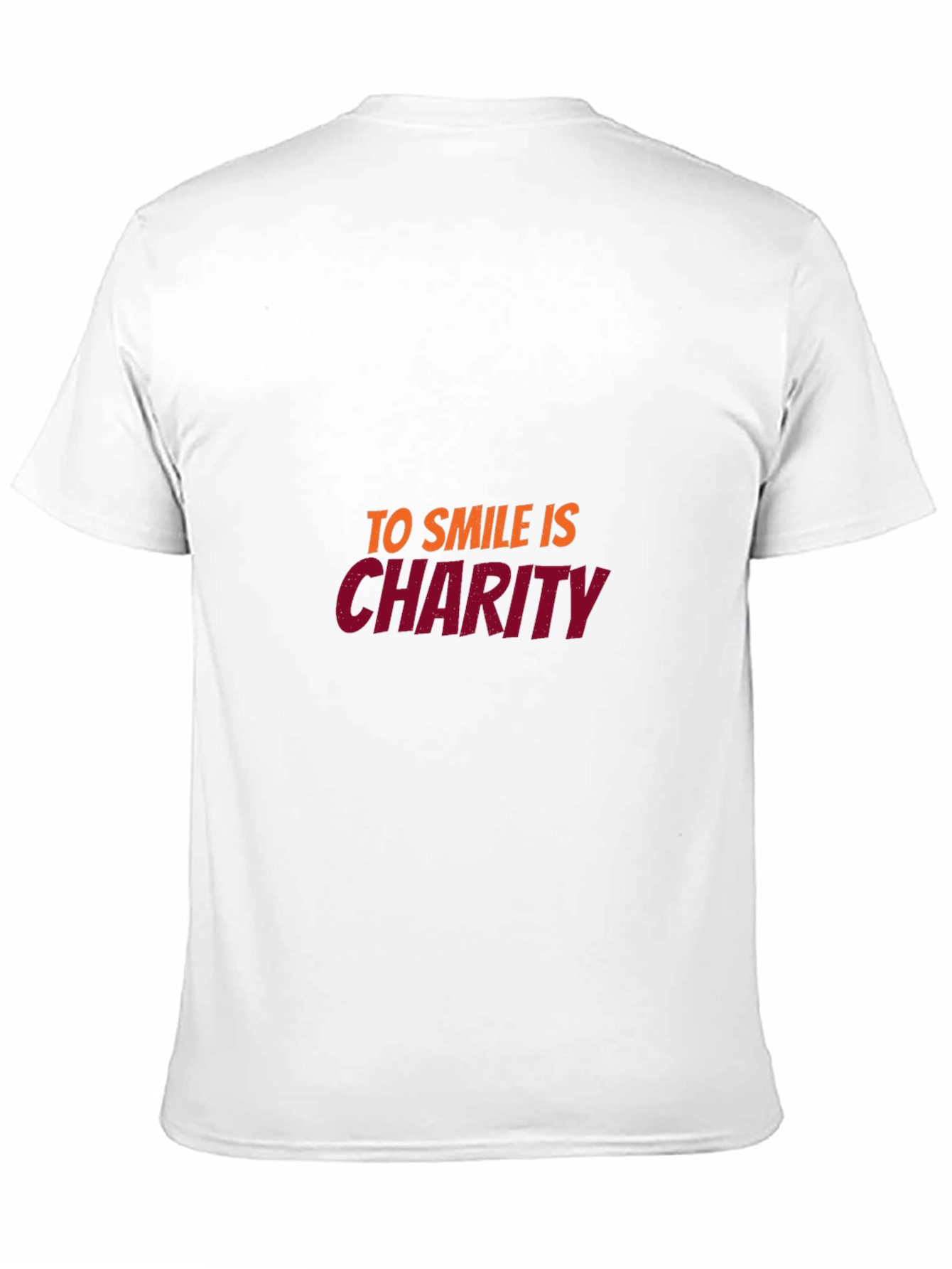 Smile is Charity Black T-Shirt