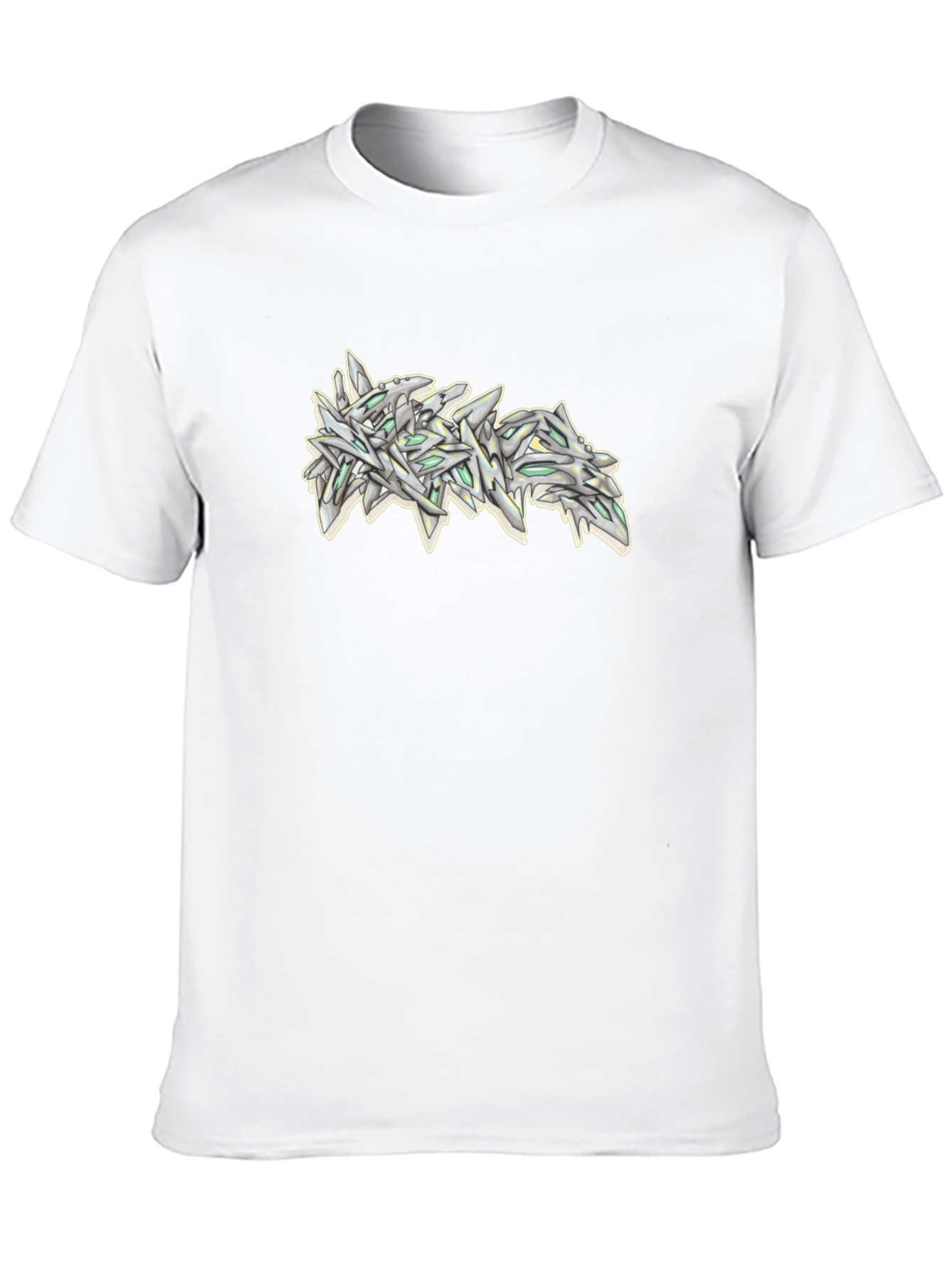 Urban Style Graphic Print Black T-Shirt