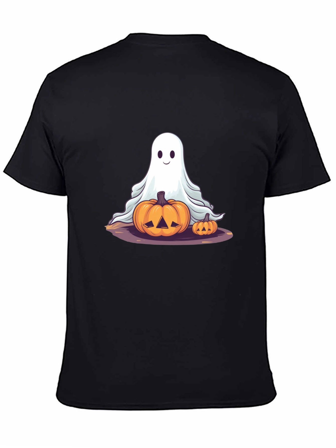 Halloween Ghost & Pumpkin T-Shirt