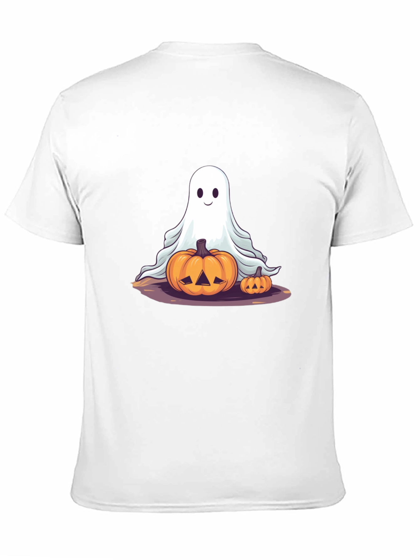 Halloween Ghost & Pumpkin T-Shirt