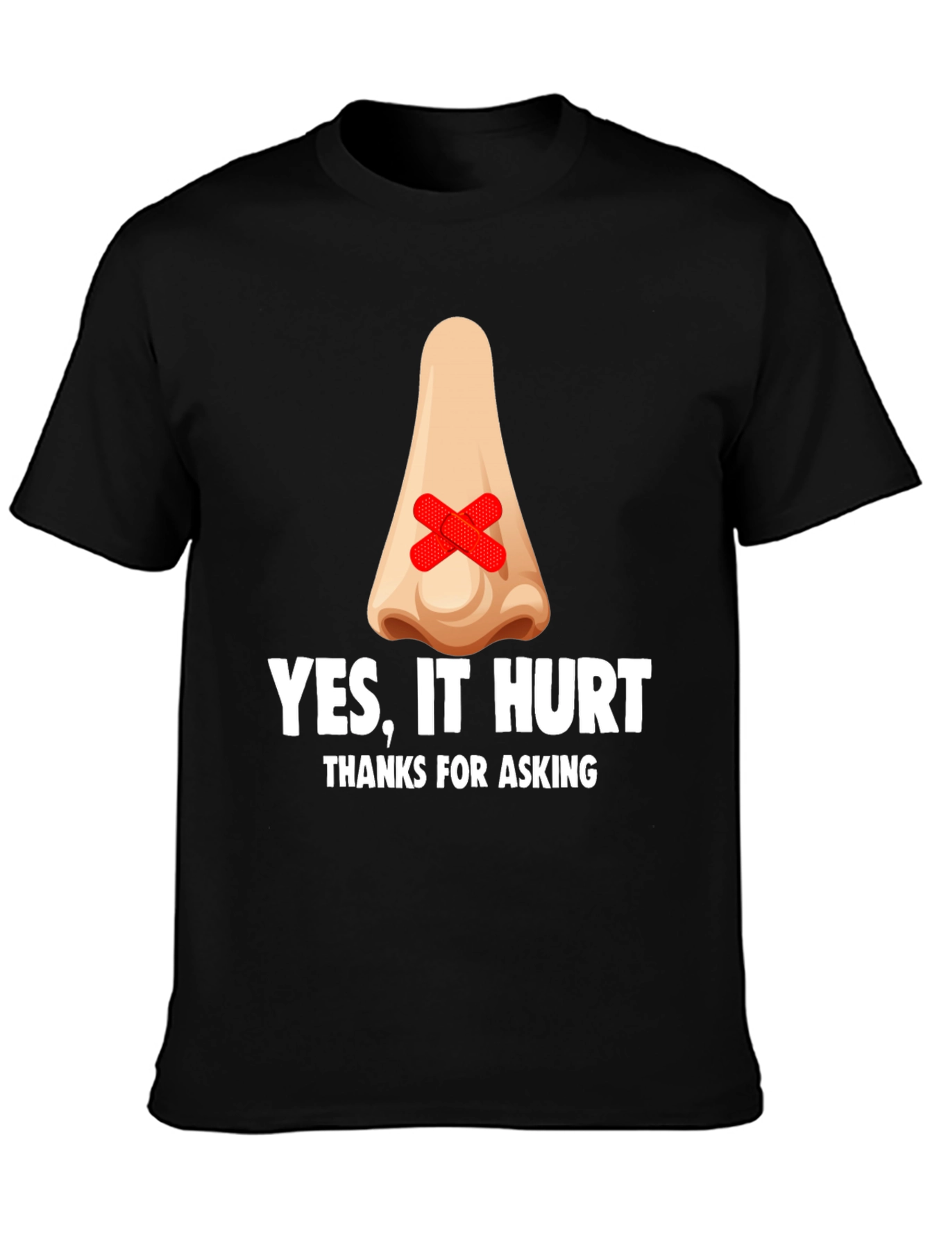 Humorous Yes It Hurt Graphic T-Shirt