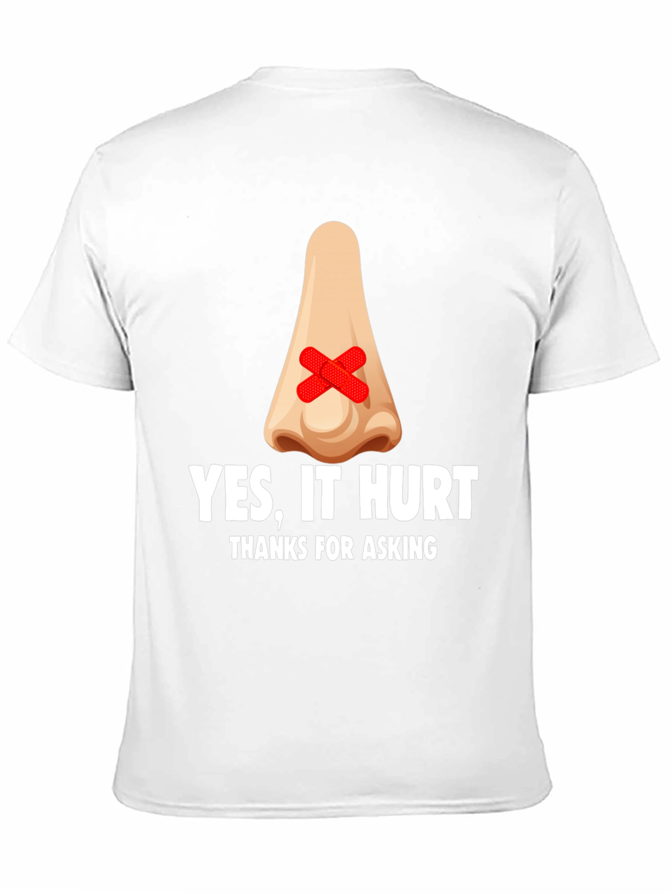 Humorous Yes It Hurt Graphic T-Shirt