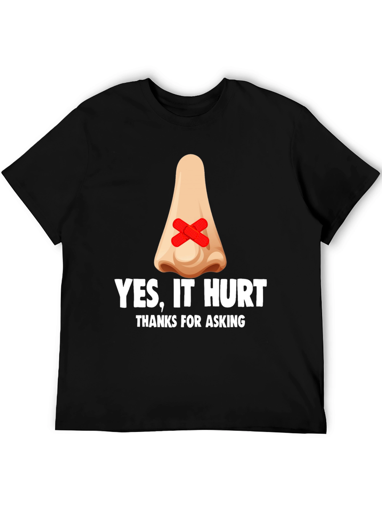 Humorous Yes It Hurt Graphic T-Shirt