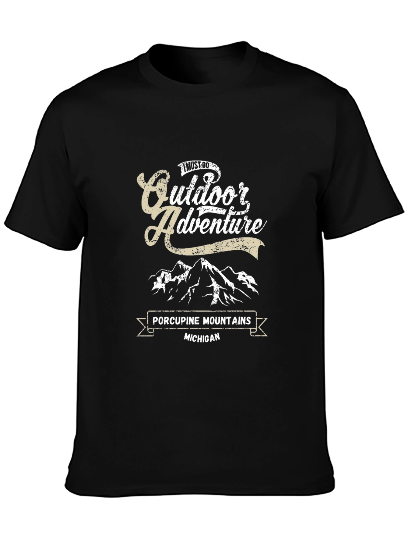 Outdoor Adventure Porcupine Mountains Michigan T-Shirt