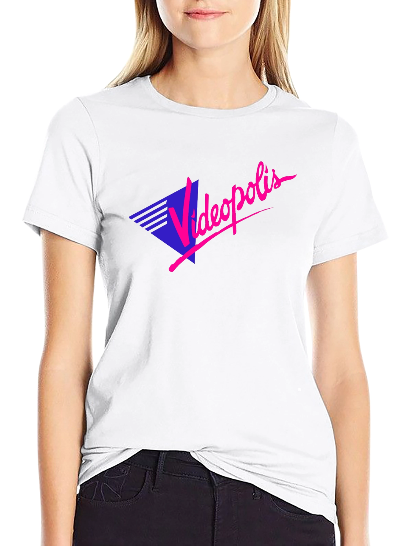 Videopolis Retro Graphic T-Shirt - Black