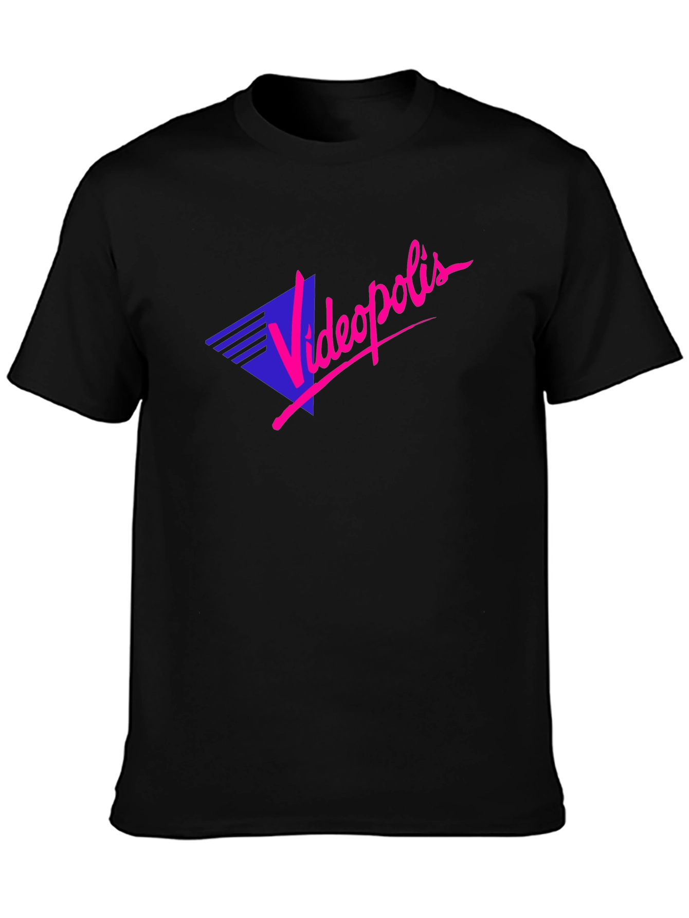 Videopolis Retro Graphic T-Shirt - Black