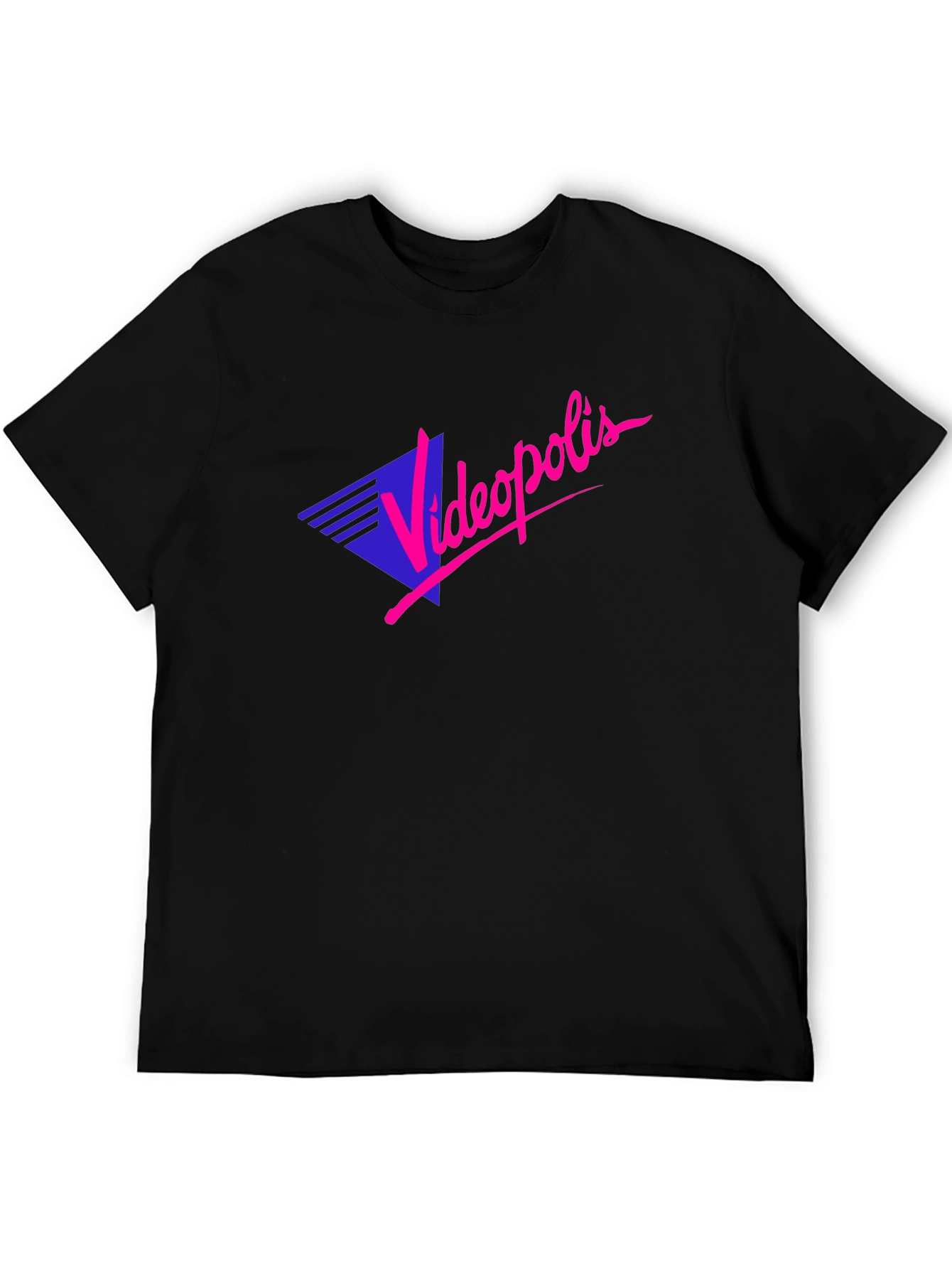 Videopolis Retro Graphic T-Shirt - Black