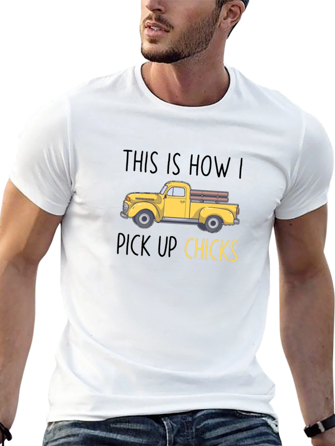 Funny Truck Pick Up Chicks T-Shirt
