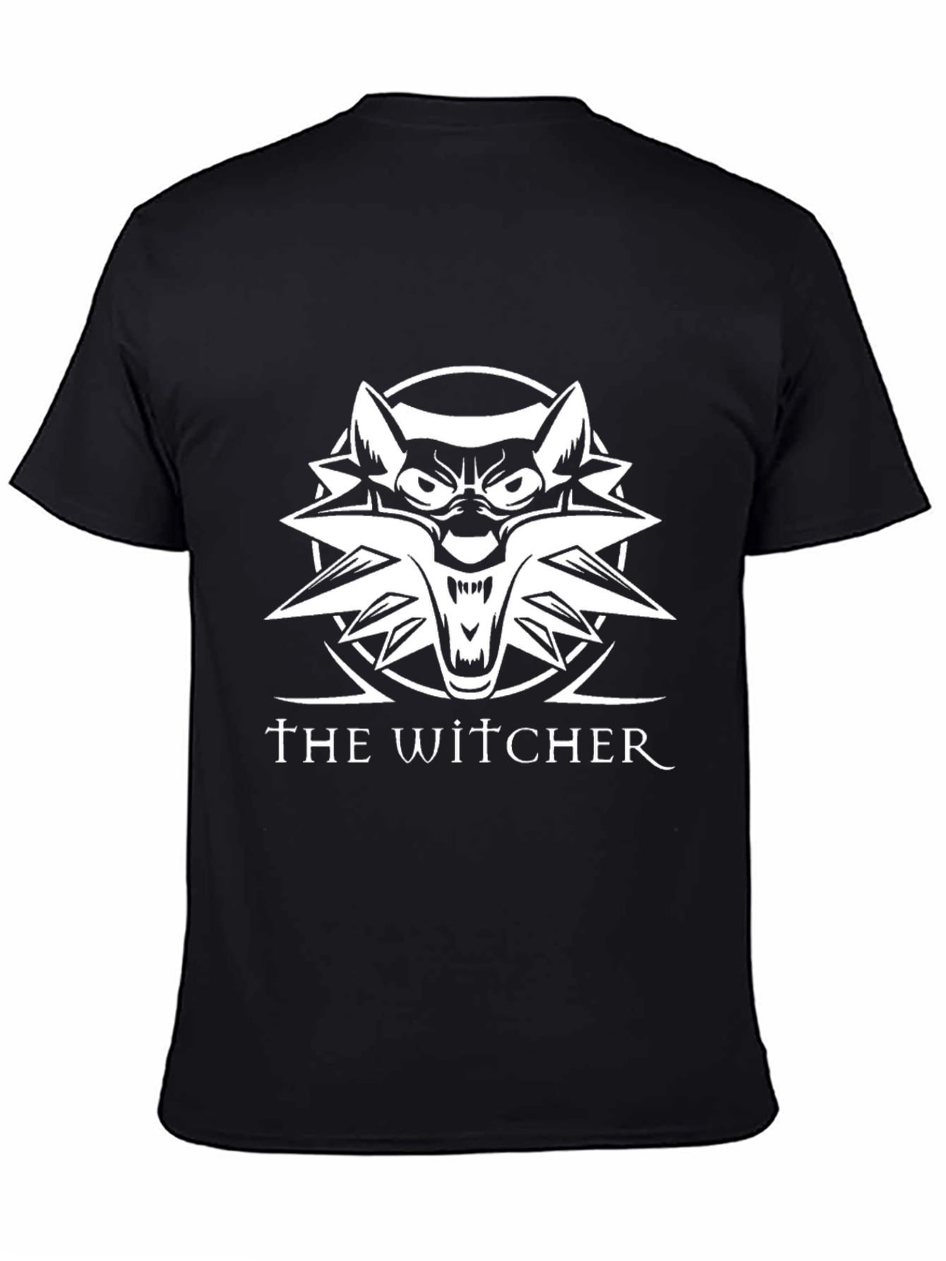 The Witcher Wolf Medallion Black T-Shirt