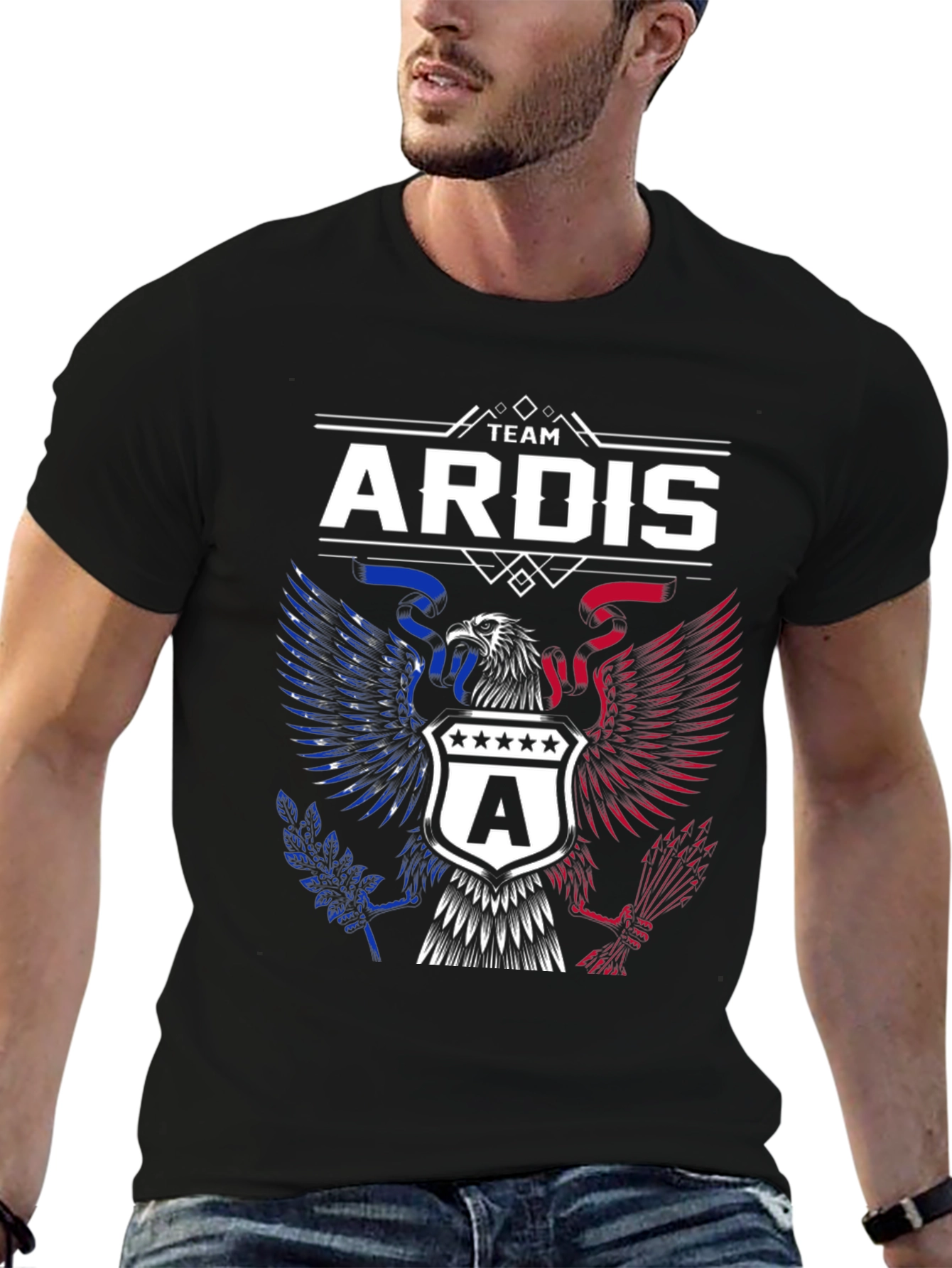 Team Ardis Eagle Graphic T-Shirt - Patriotic Design