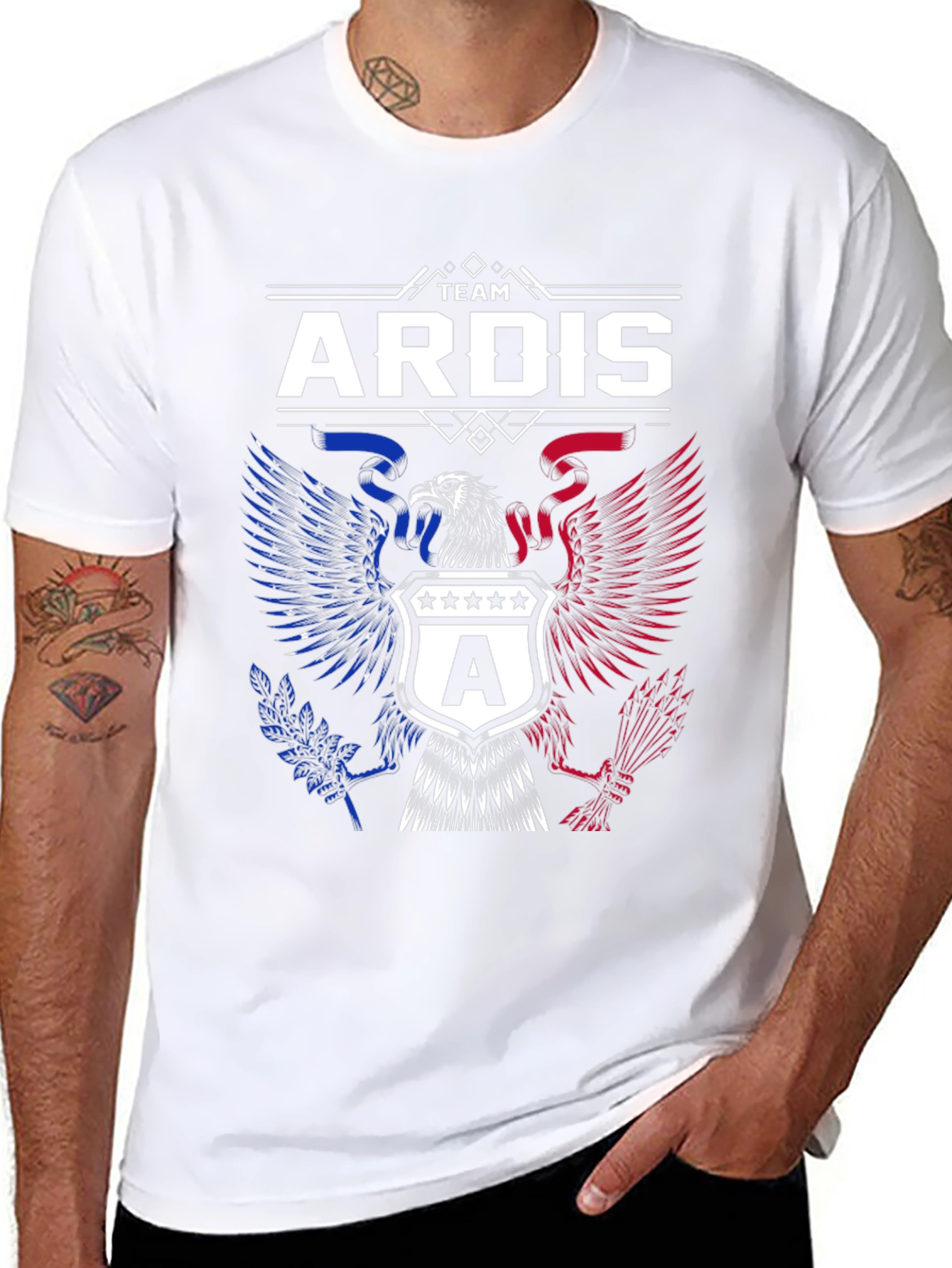 Team Ardis Eagle Graphic T-Shirt - Patriotic Design
