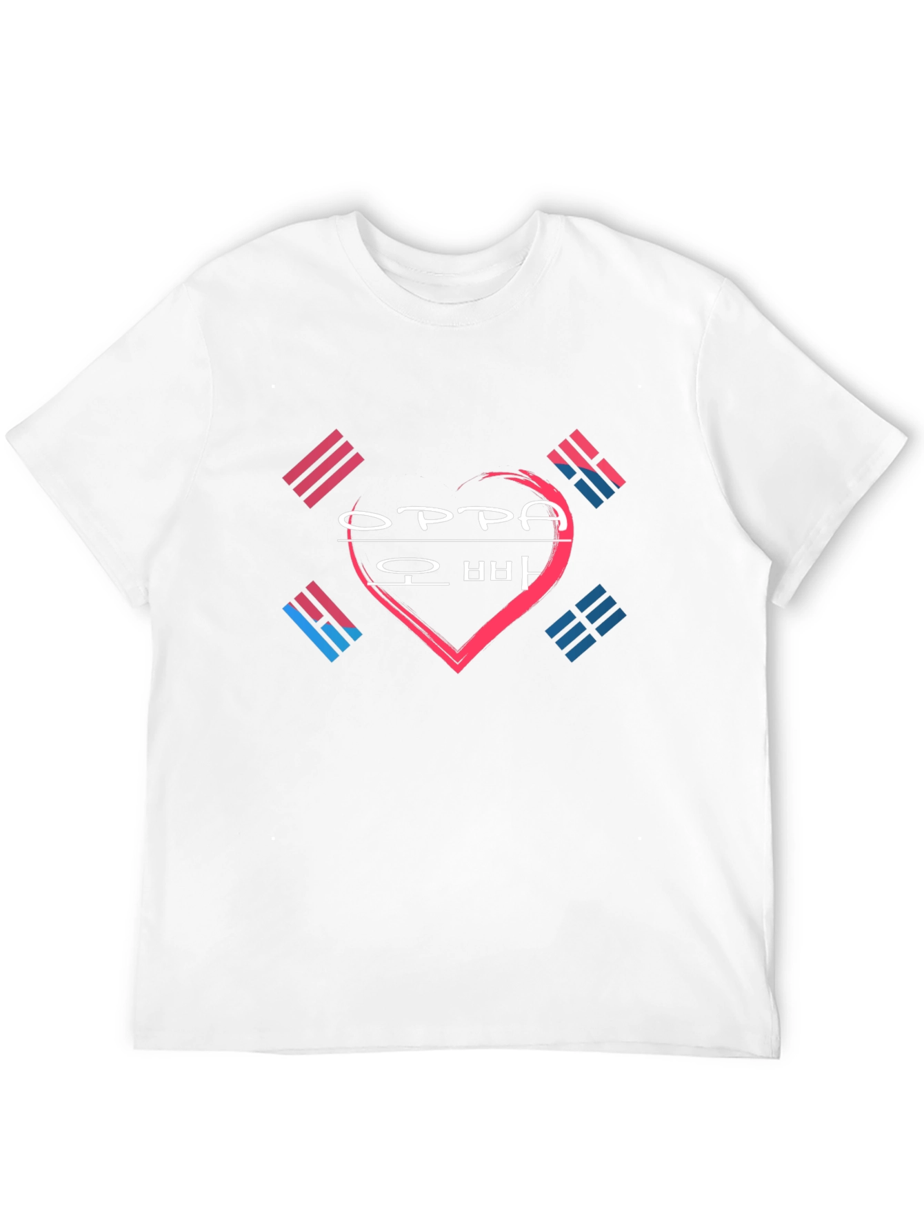 Oppa Korean Heart T-Shirt