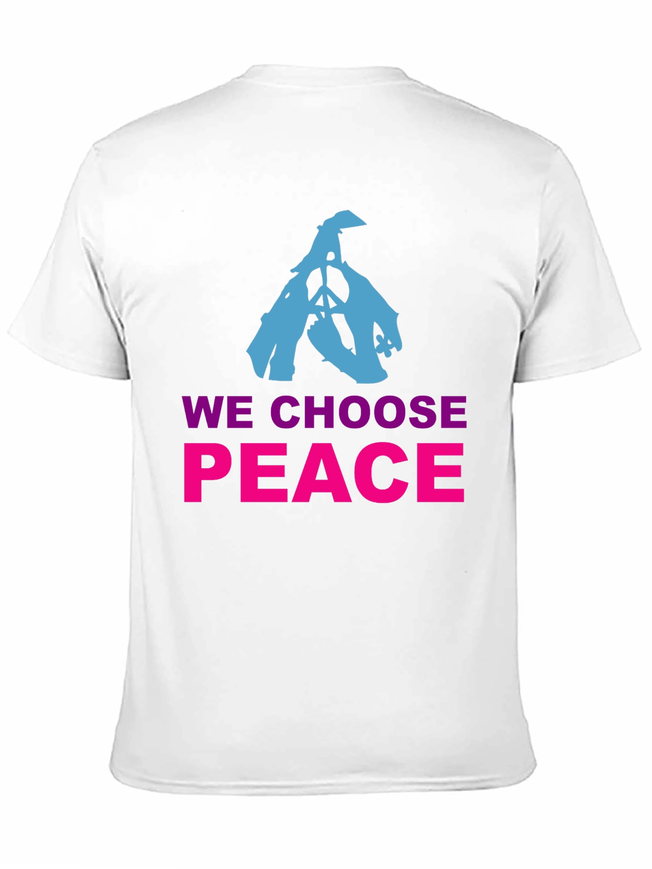 We Choose Peace Graphic Tee - Black