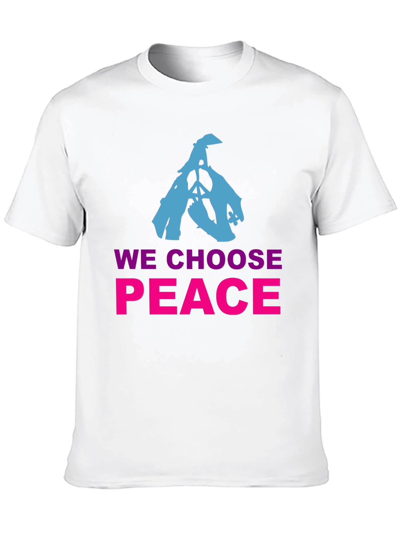 We Choose Peace Graphic Tee - Black