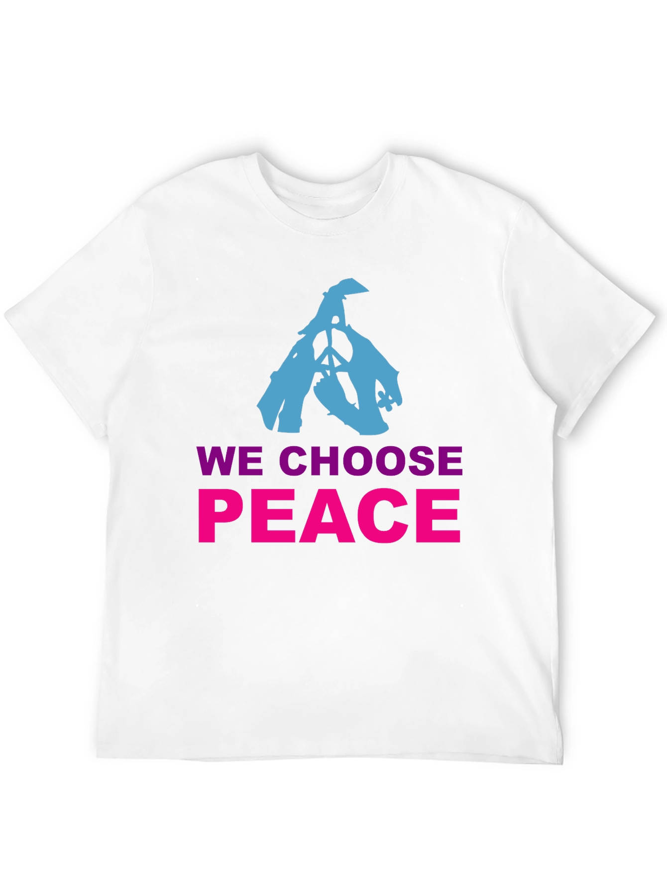 We Choose Peace Graphic Tee - Black