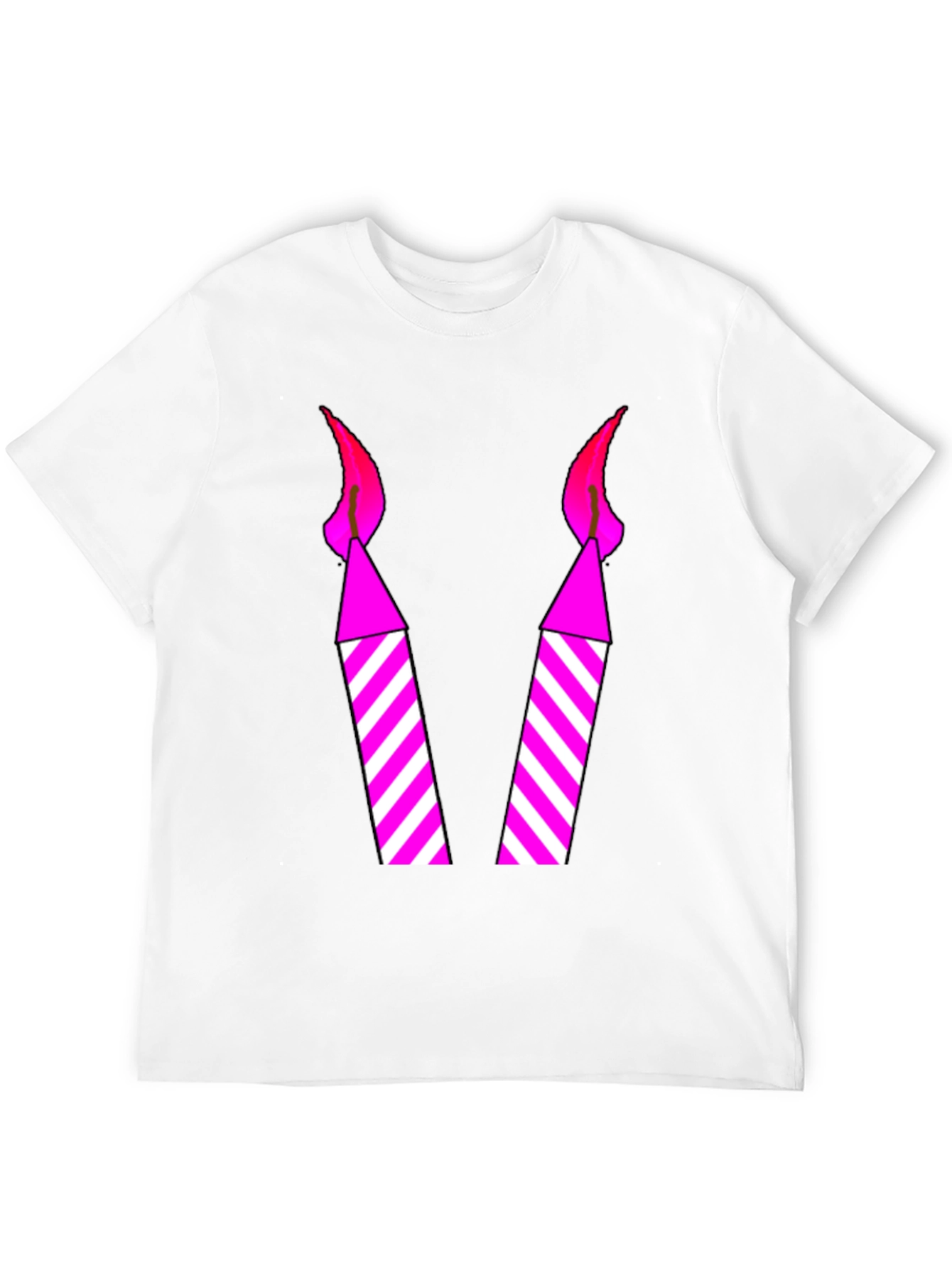 Birthday Candle Graphic Tee - Fun Party Shirt