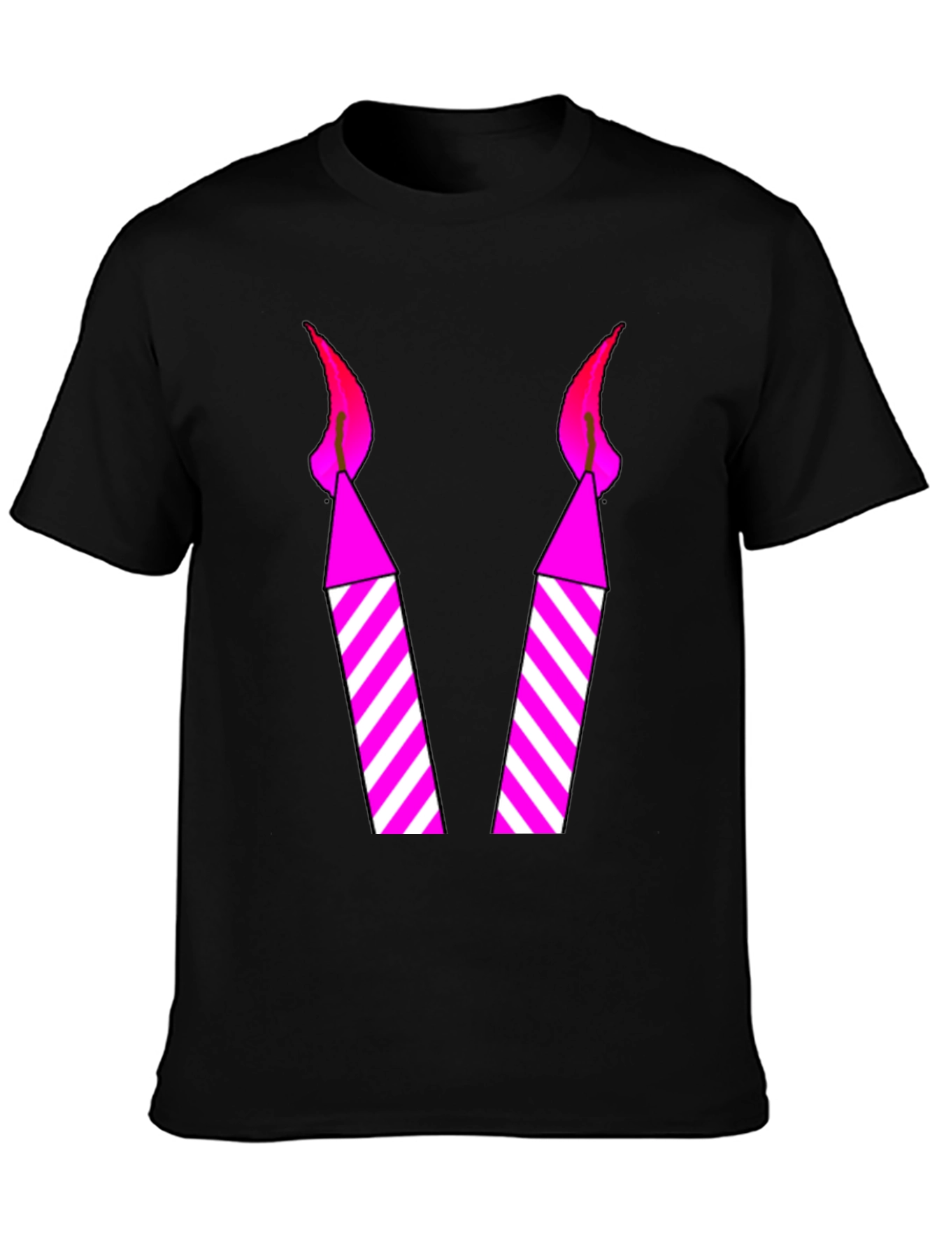 Birthday Candle Graphic Tee - Fun Party Shirt