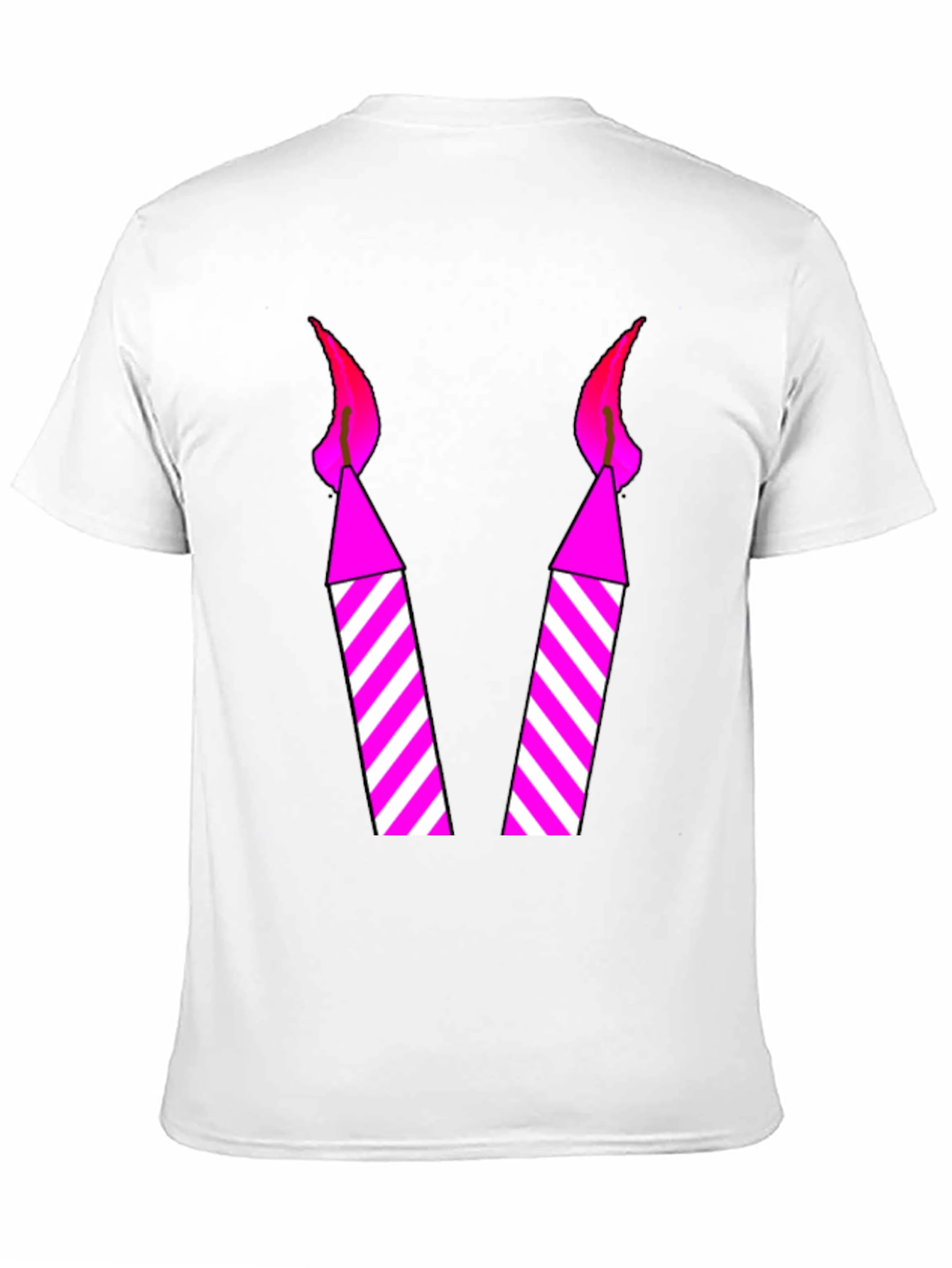 Birthday Candle Graphic Tee - Fun Party Shirt