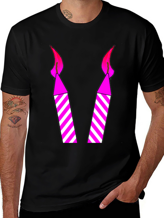 Birthday Candle Graphic Tee - Fun Party Shirt