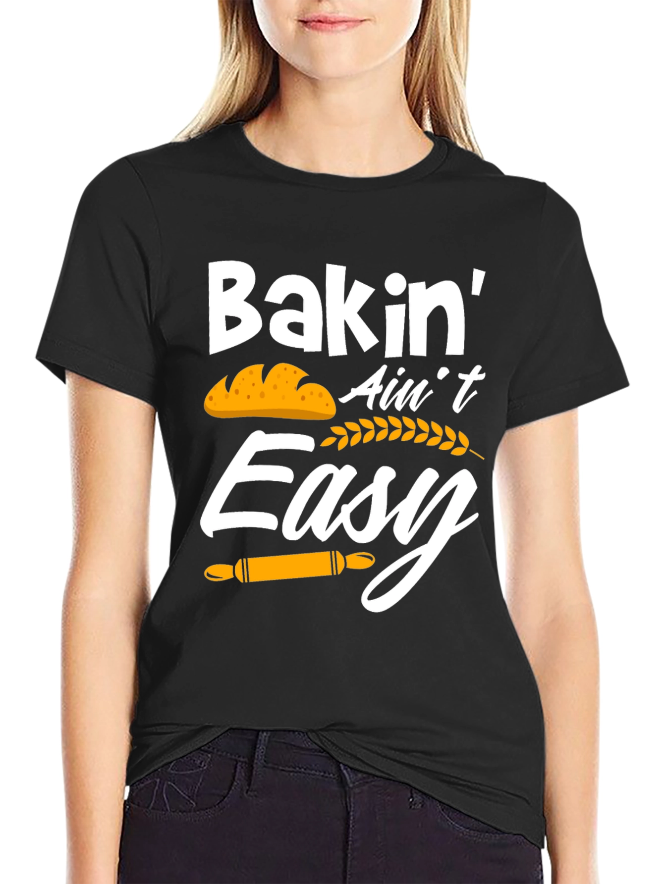 Bakin Aint Easy Graphic T-Shirt
