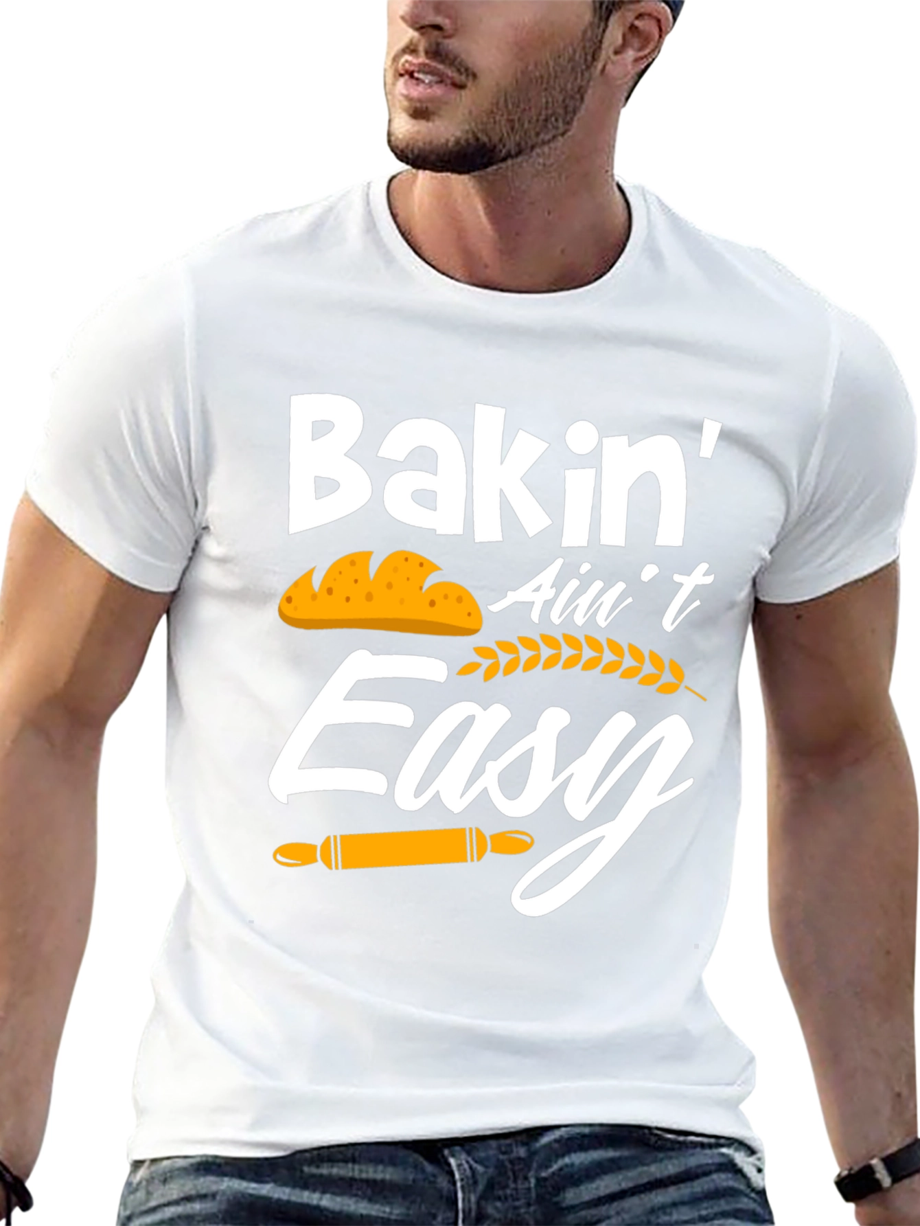 Bakin Aint Easy Graphic T-Shirt