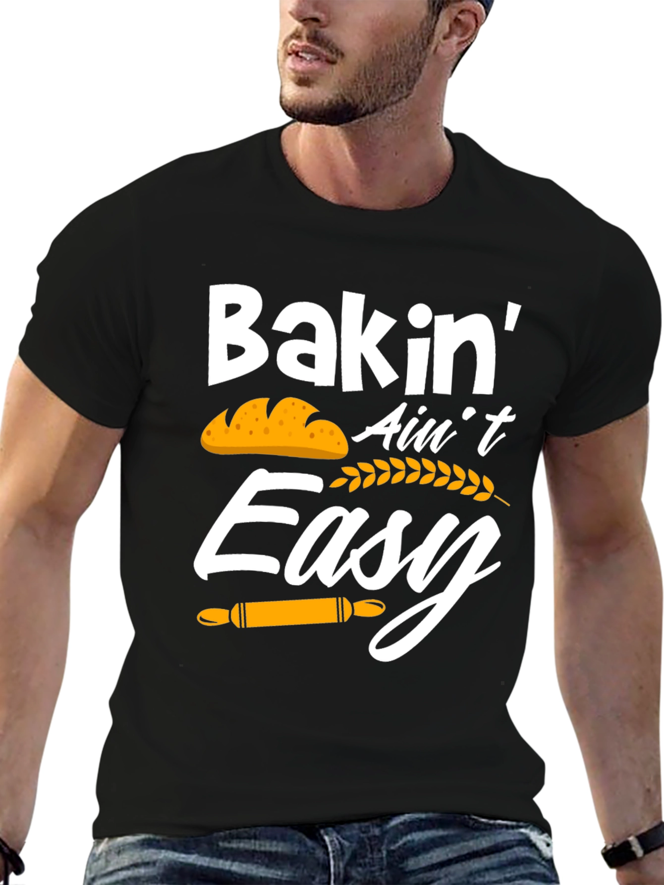 Bakin Aint Easy Graphic T-Shirt