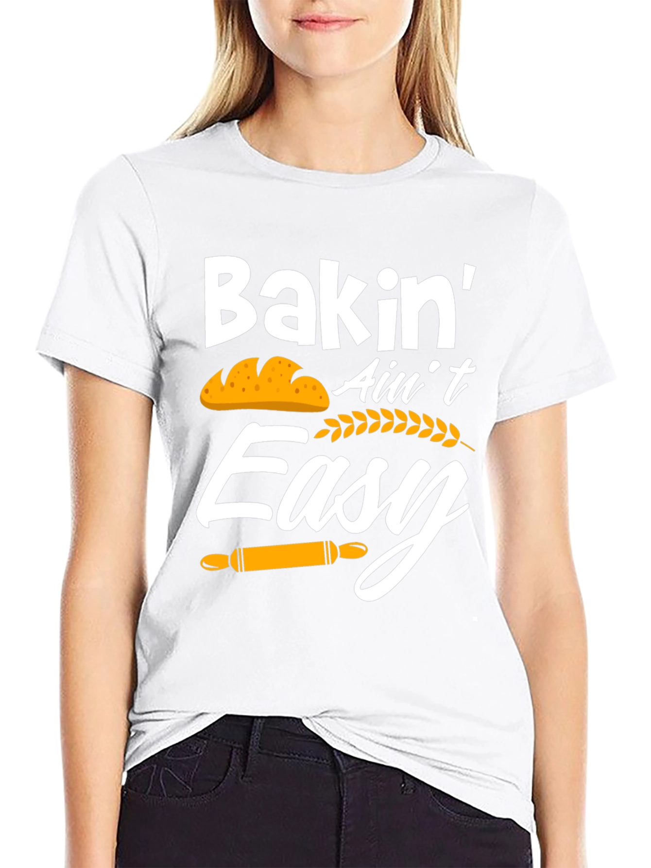 Bakin Aint Easy Graphic T-Shirt