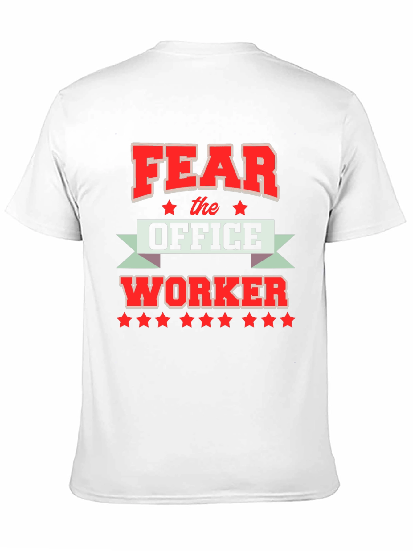 Fear the Office Worker Black T-Shirt