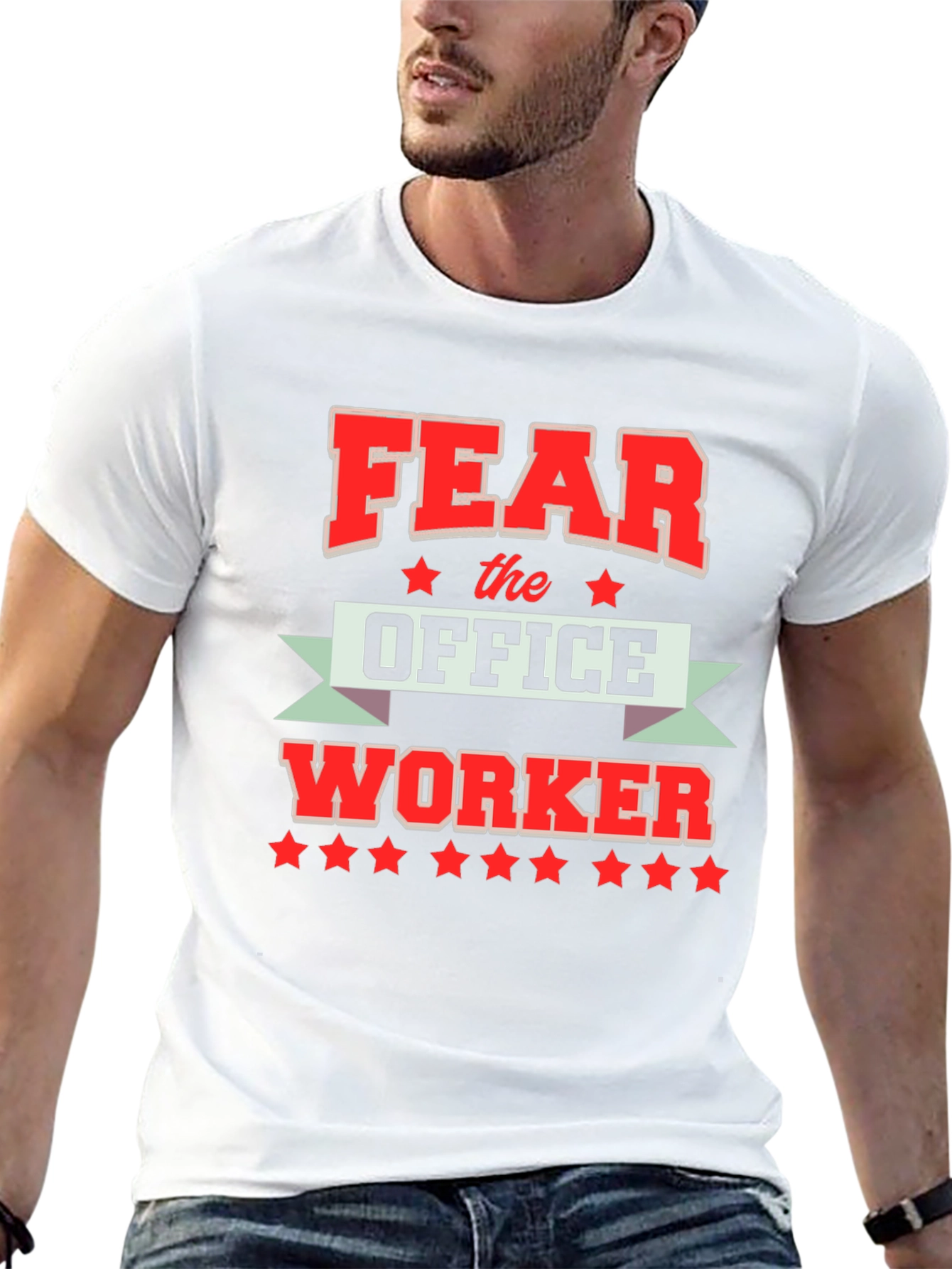 Fear the Office Worker Black T-Shirt