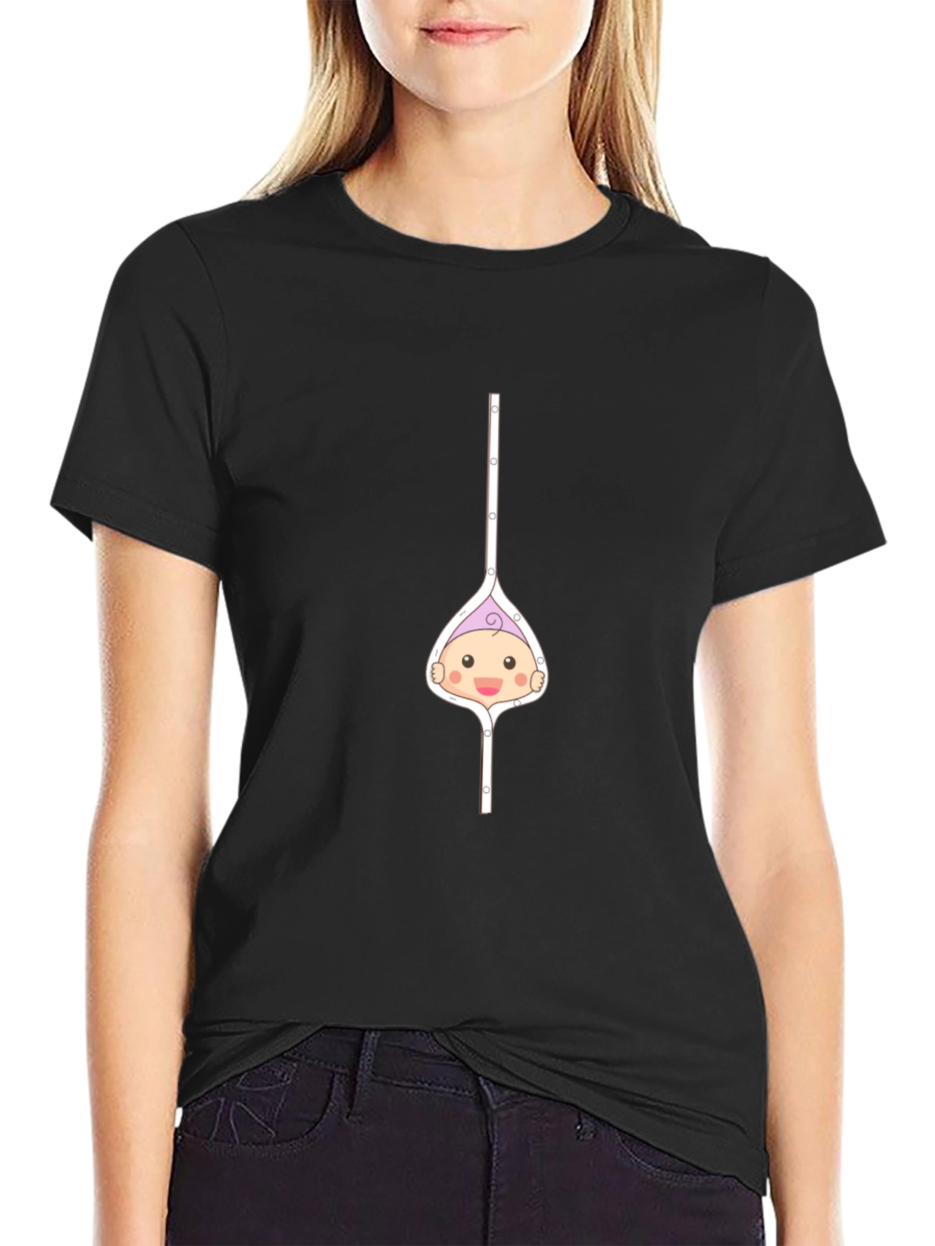 Funny Baby Peeking T-Shirt