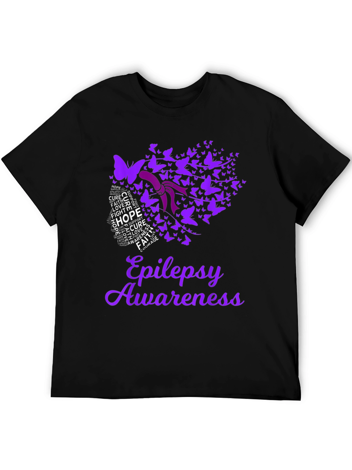 Epilepsy Awareness Butterfly T-Shirt