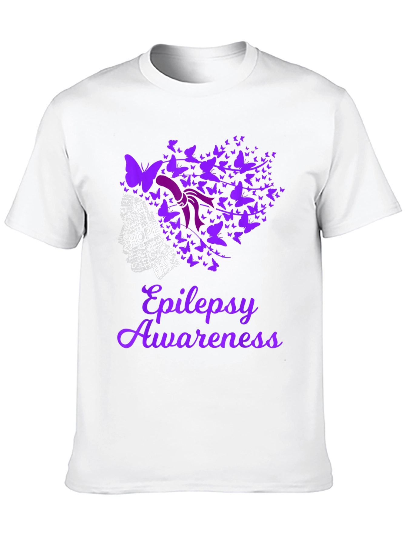 Epilepsy Awareness Butterfly T-Shirt