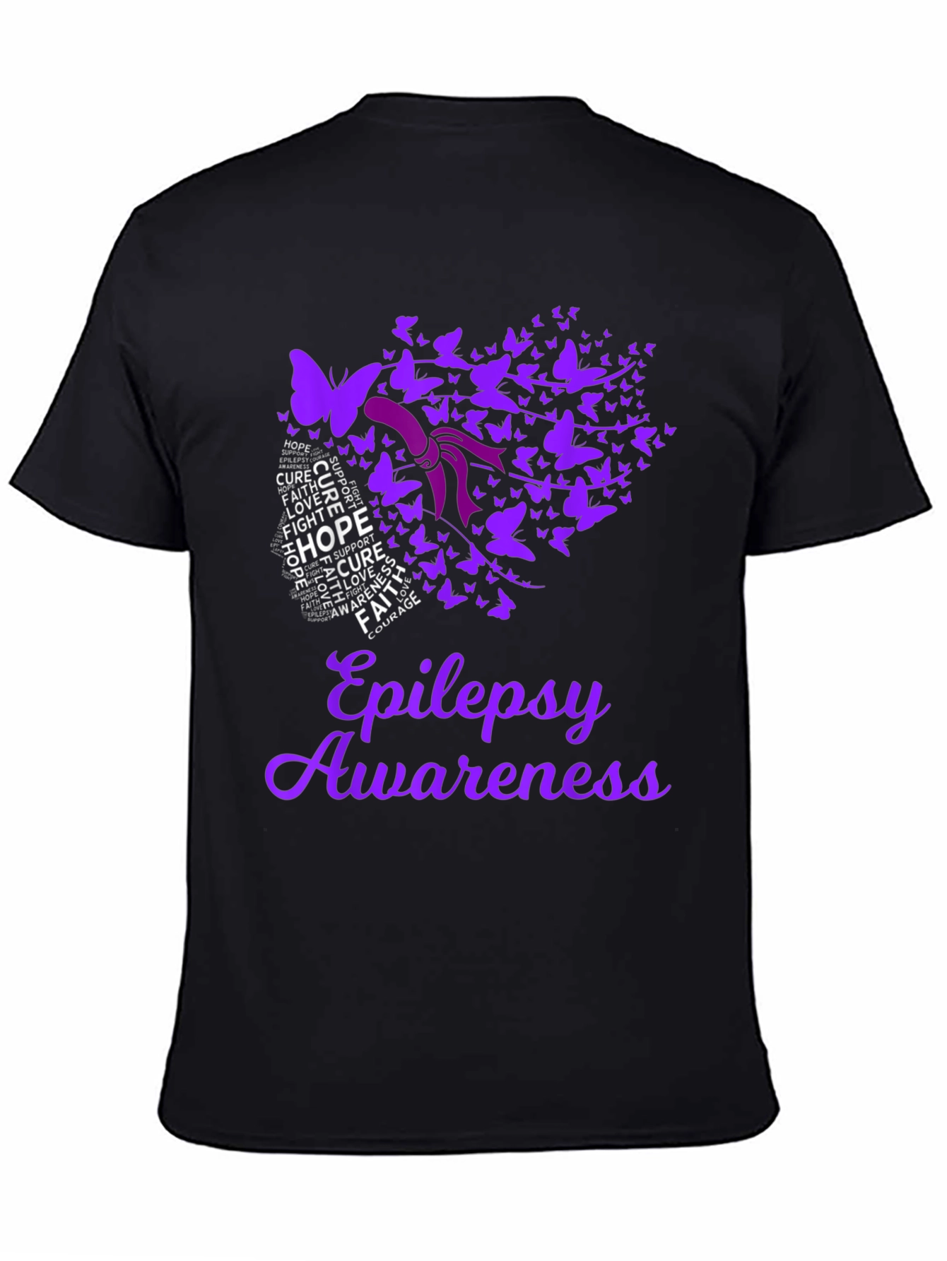 Epilepsy Awareness Butterfly T-Shirt