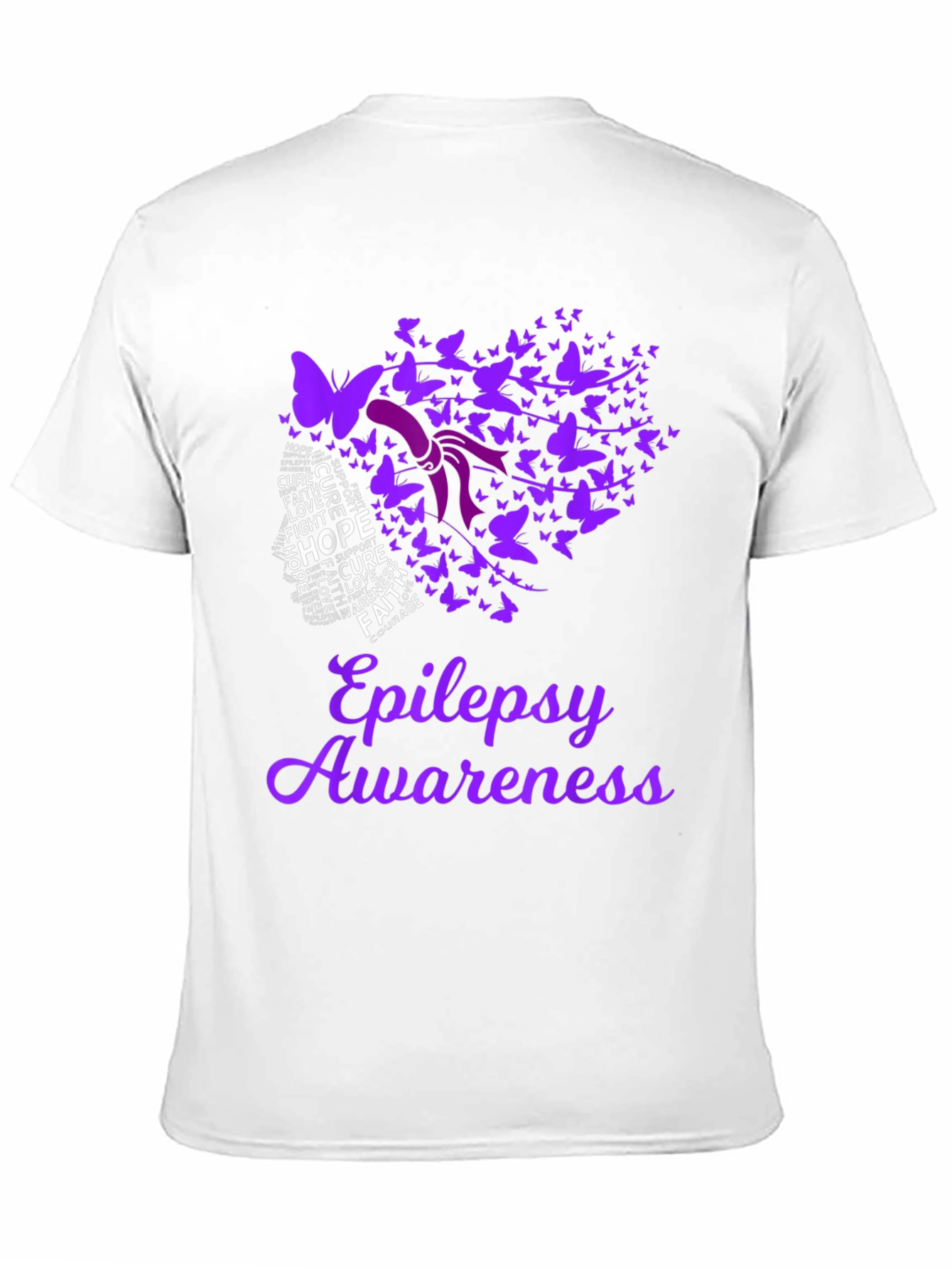 Epilepsy Awareness Butterfly T-Shirt