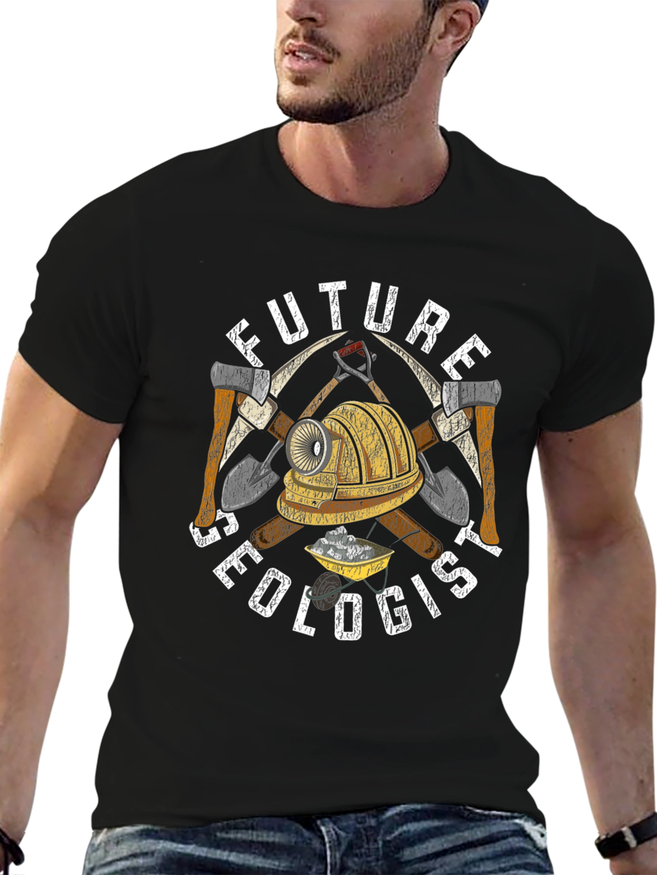 Future Geologist T-Shirt Black