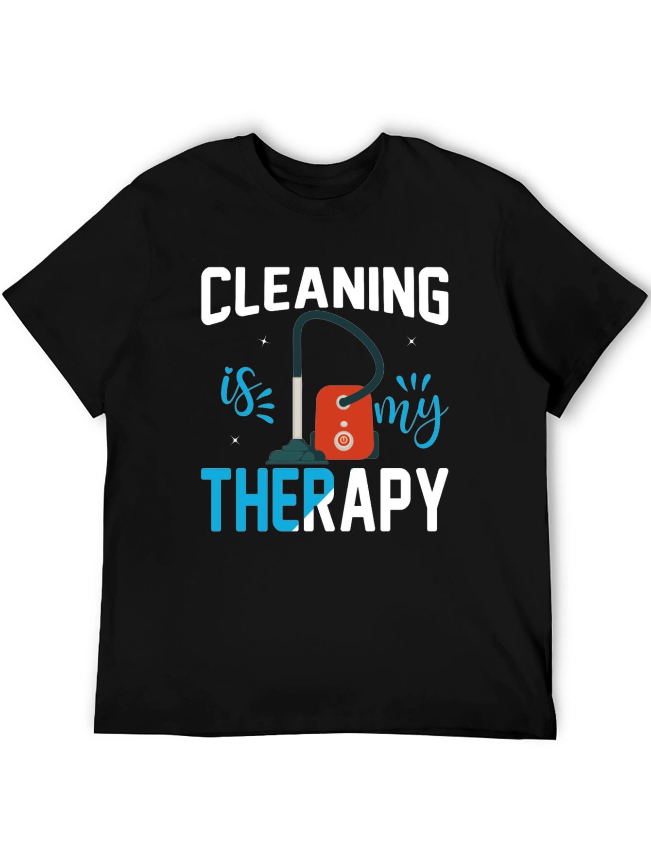 Cleaning is My Therapy Graphic Tee