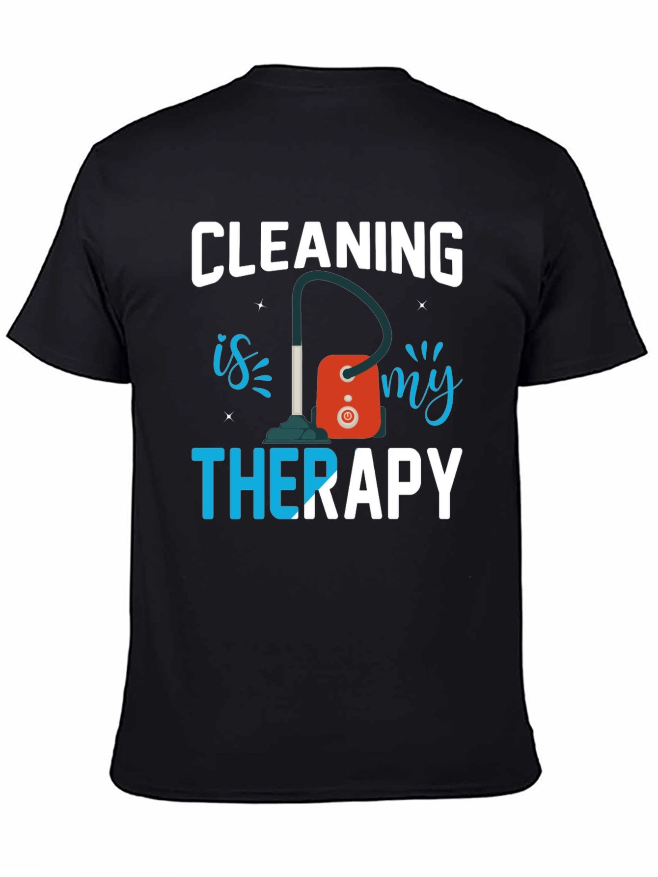 Cleaning is My Therapy Graphic Tee