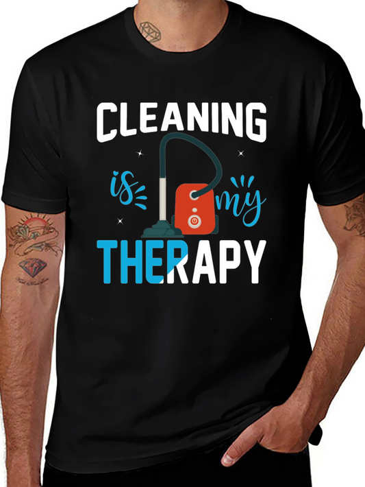 Cleaning is My Therapy Graphic Tee
