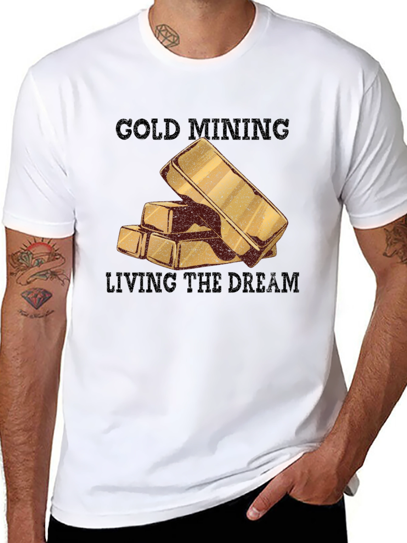 Gold Mining Living the Dream T-Shirt