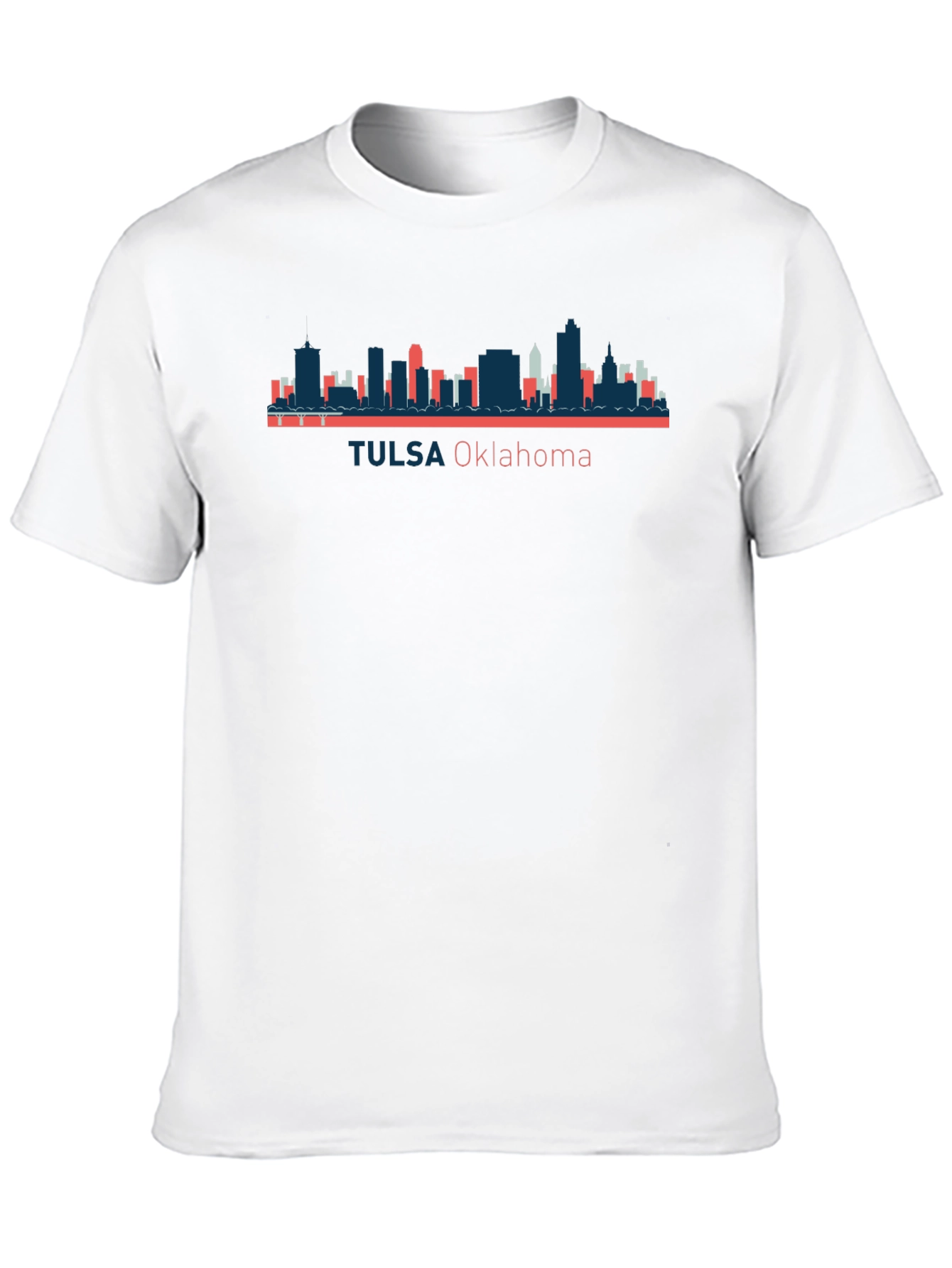 Tulsa Oklahoma Skyline Graphic T-Shirt