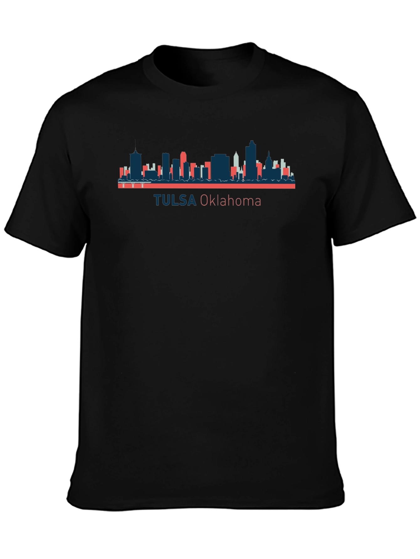 Tulsa Oklahoma Skyline Graphic T-Shirt
