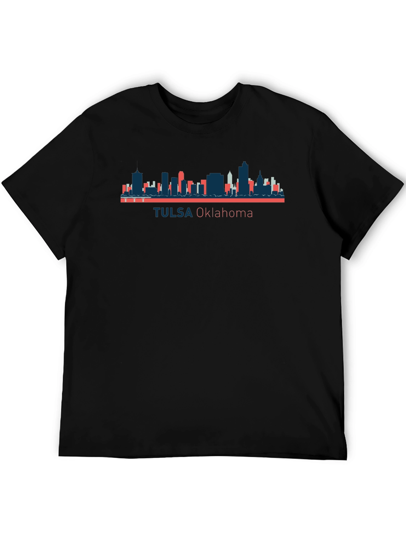 Tulsa Oklahoma Skyline Graphic T-Shirt