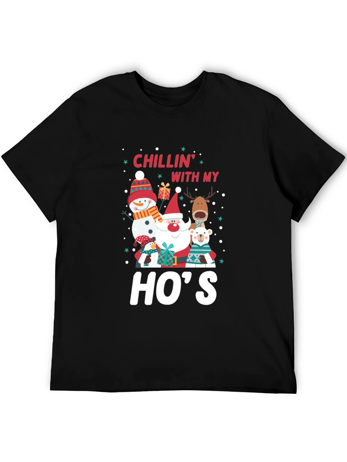Chillin with My Hos Christmas T-Shirt