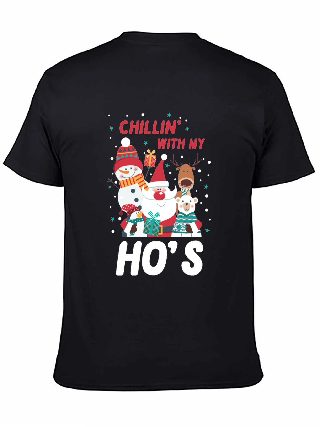Chillin with My Hos Christmas T-Shirt