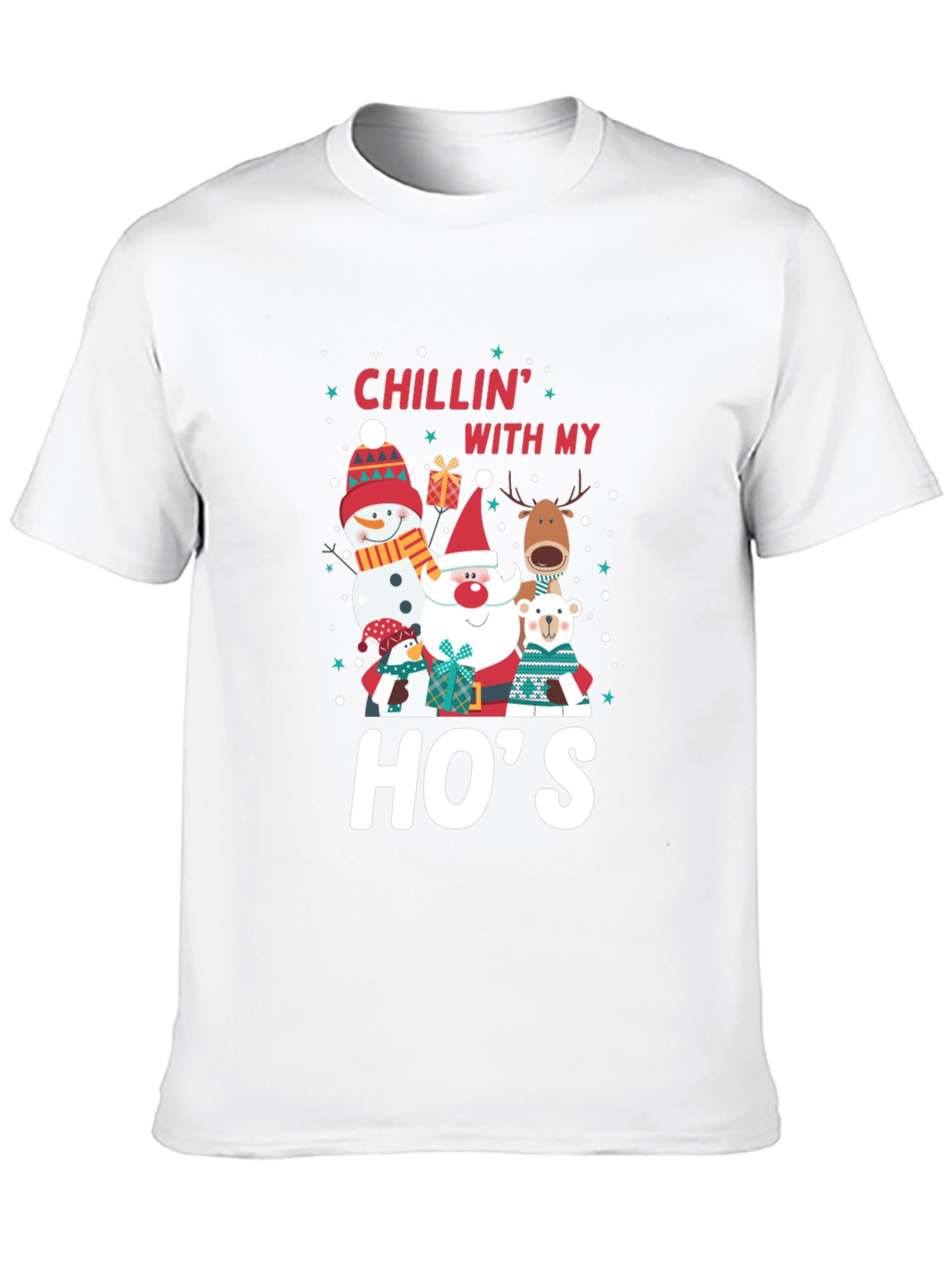 Chillin with My Hos Christmas T-Shirt