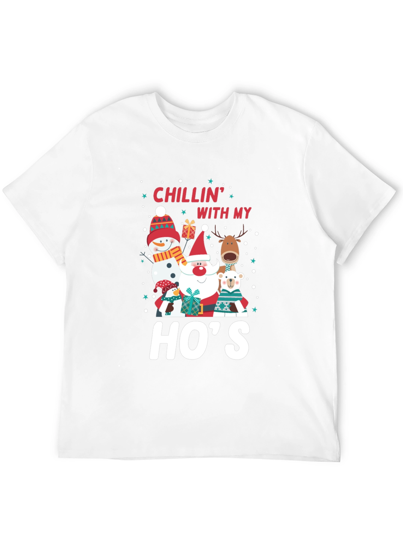 Chillin with My Hos Christmas T-Shirt